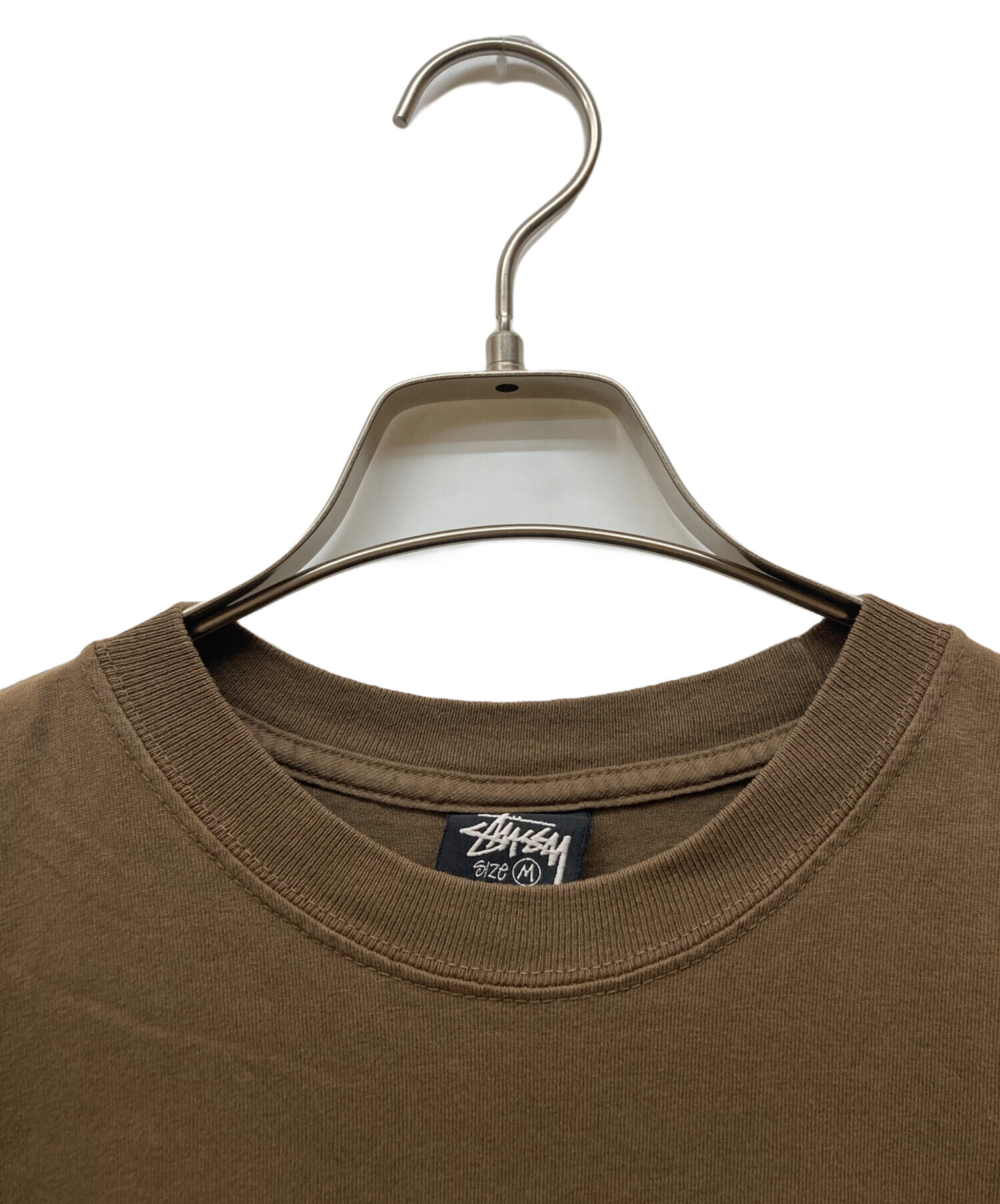 中古・古着通販】stussy (ステューシー) ロゴカットソー ブラウン