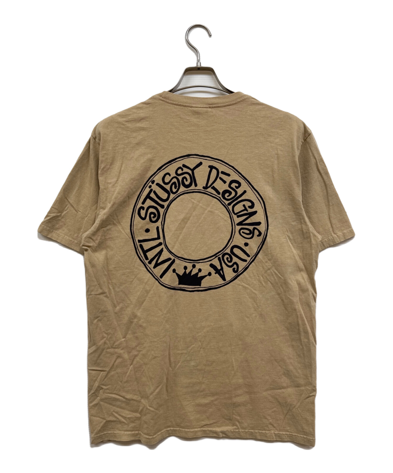 中古・古着通販】stussy (ステューシー) ピグメントダイバックロゴT 