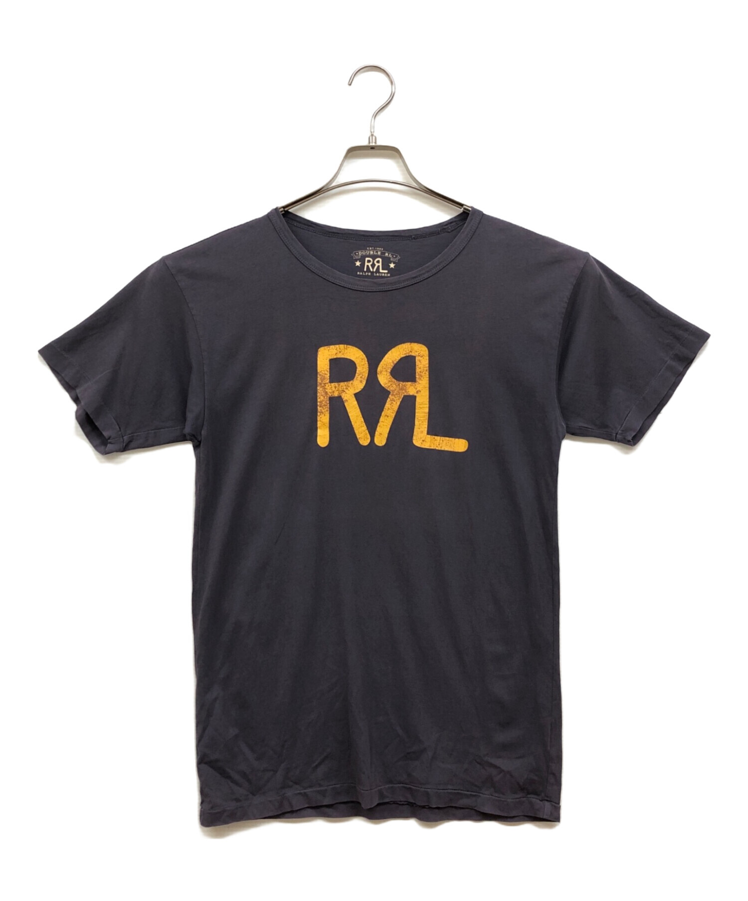 中古・古着通販】RRL (ダブルアールエル) ロゴカットソー ネイビー