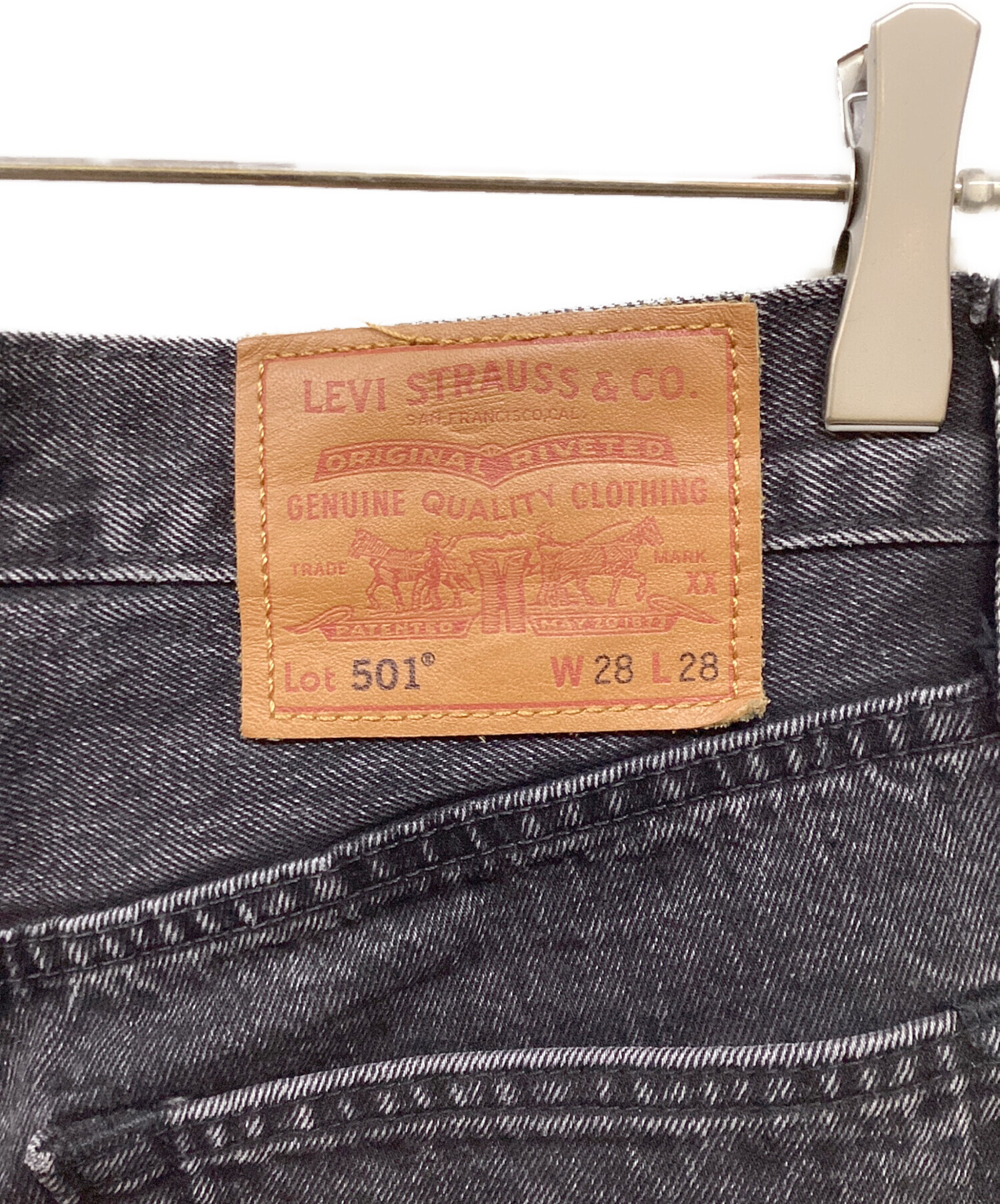 中古・古着通販】LEVI'S (リーバイス) BEAMS (ビームス) BLACK DENIME