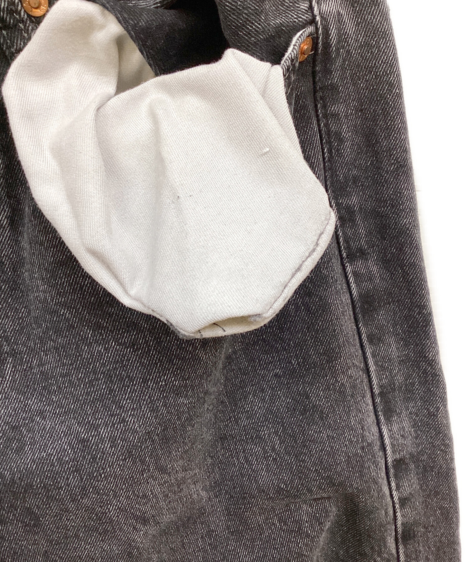 中古・古着通販】LEVI'S (リーバイス) BEAMS (ビームス) BLACK DENIME