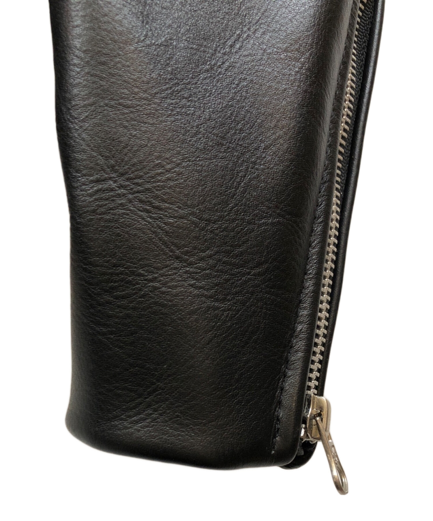 Vanson ブラック レザー シングルライダース　38 コメット VANSON◇シングルライダースジャケット/38/レザー/BLK : セカンド