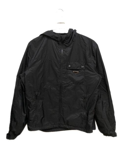 中古・古着通販】PRADA (プラダ) ロゴプレートフーテッドナイロン