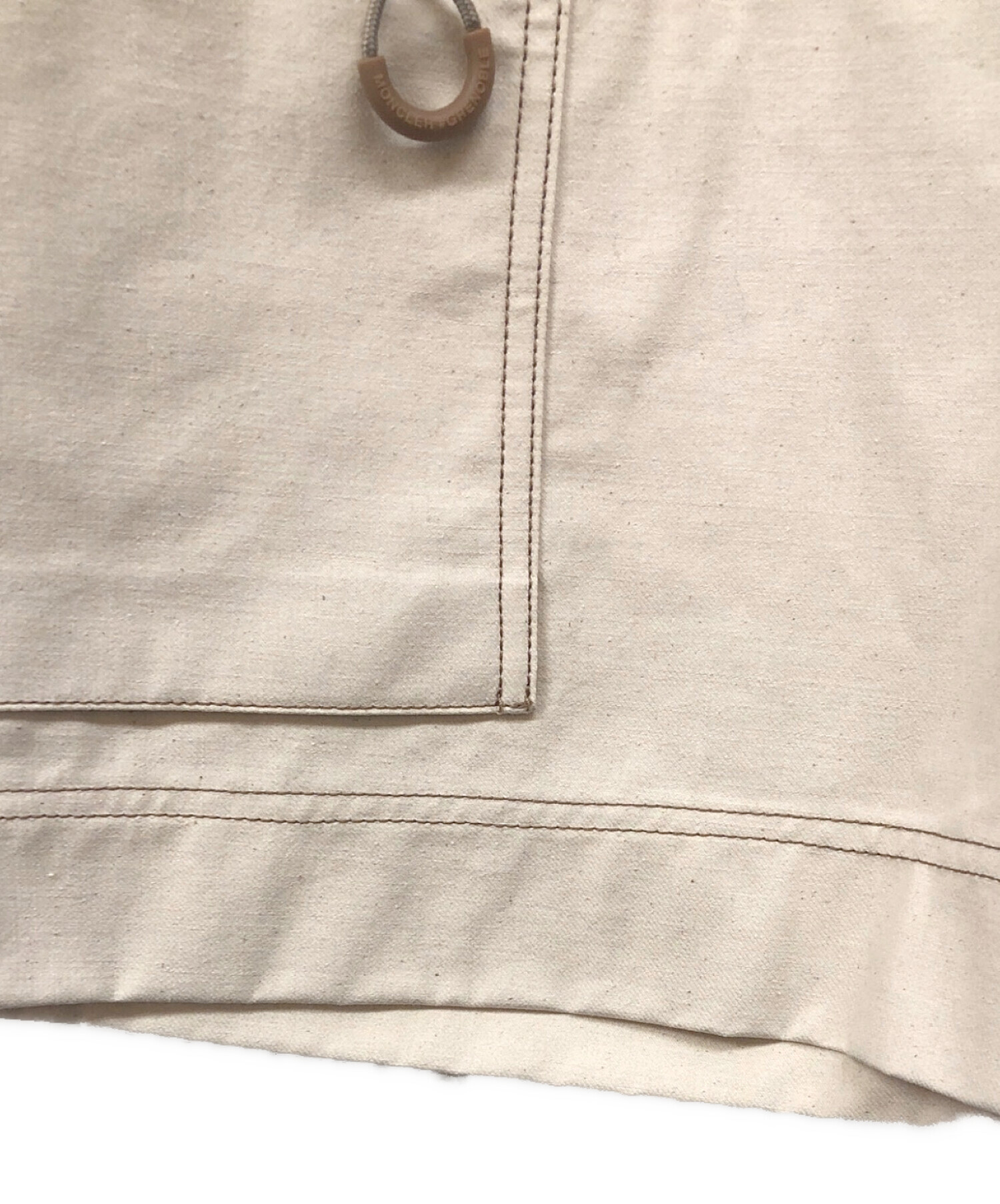 中古・古着通販】MONCLER (モンクレール) カーゴハーフパンツ ベージュ