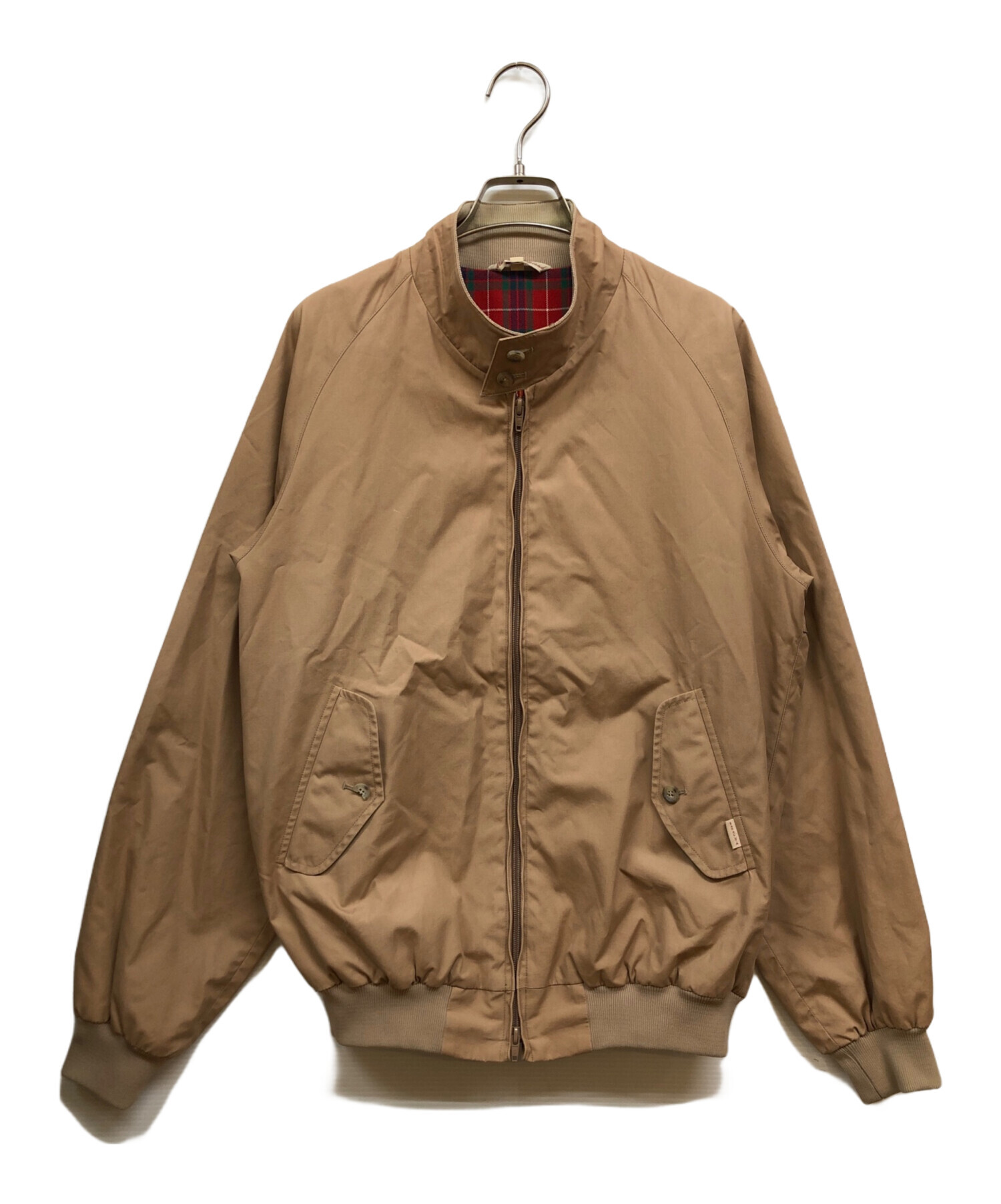 バラクータ G9 ハリントンジャケット ベージュ チェック裏地 40サイズ BARACUTA バラクータ ハリントン ジャケットG9 40 タン レギュラー