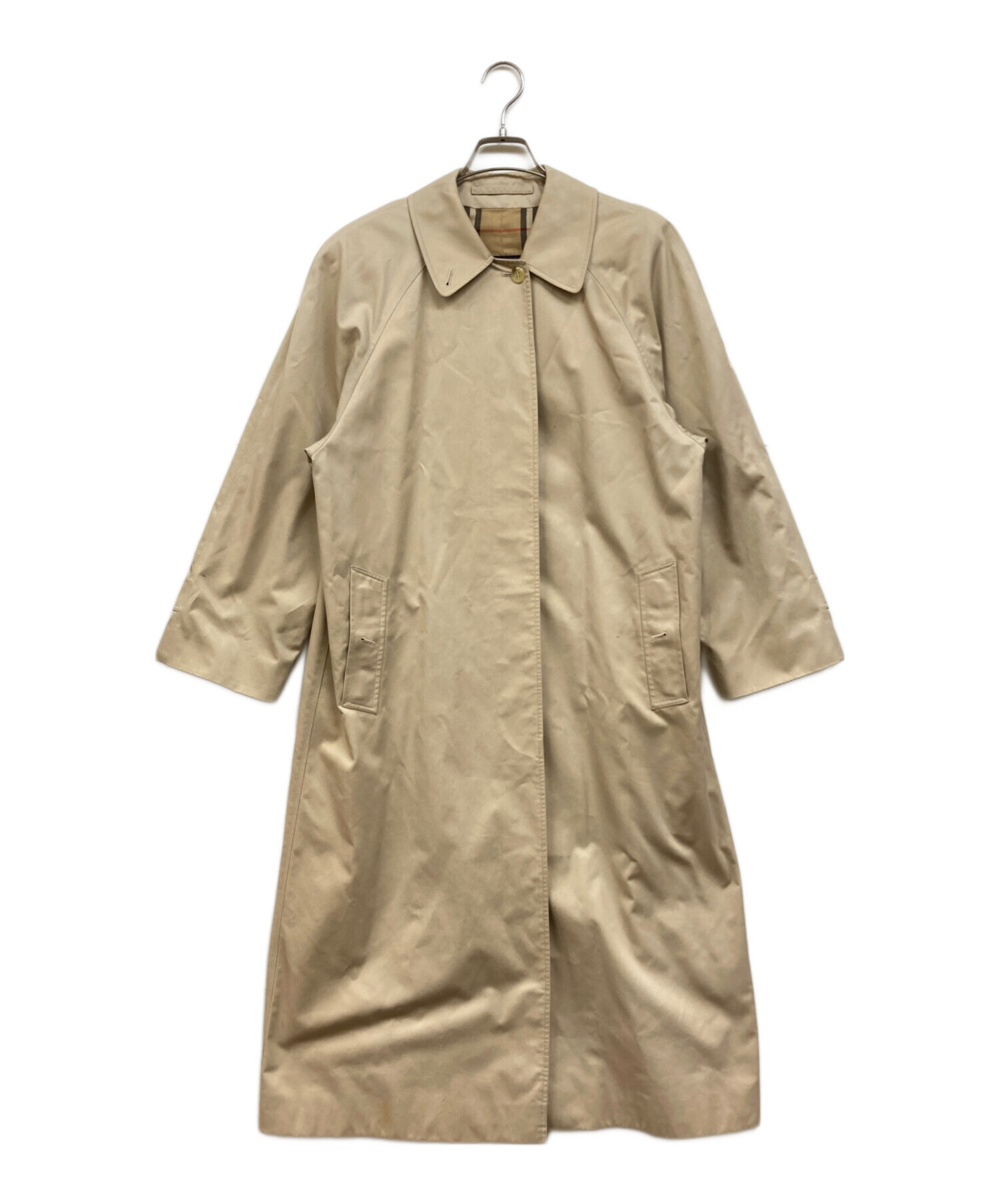 中古・古着通販】BURBERRY (バーバリー) ステンカラーコート ベージュ