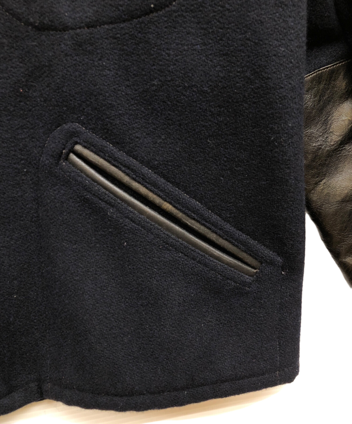 中古・古着通販】WAREHOUSE (ウエアハウス) ホースハイドレザー切替