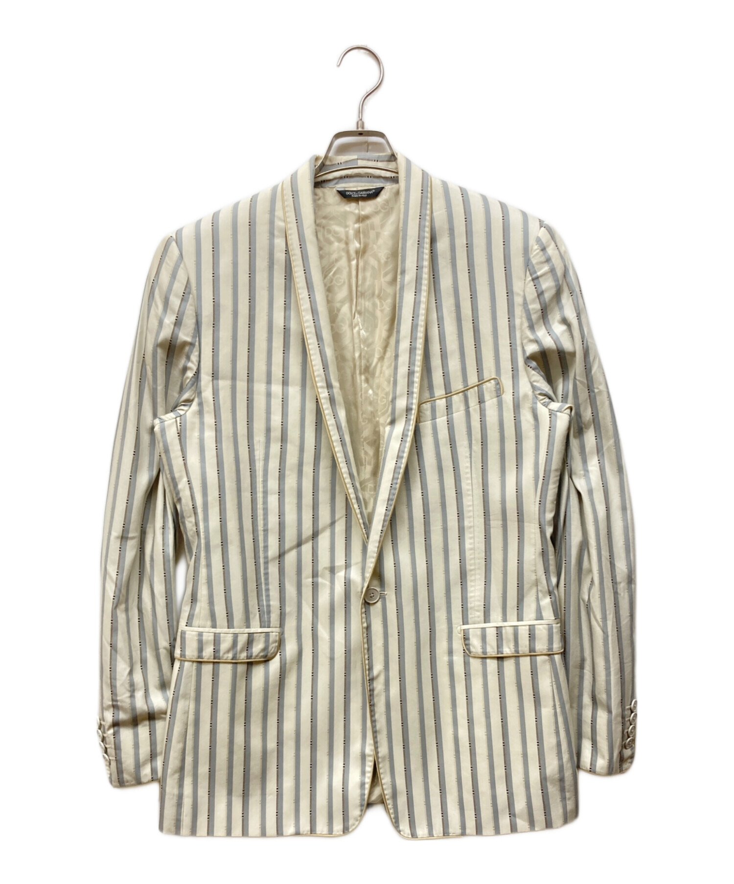 DOLCE & GABBANA テーラードジャケット 中古・古着通販】DOLCE & GABBANA (ドルチェ＆ガッバーナ) コットン