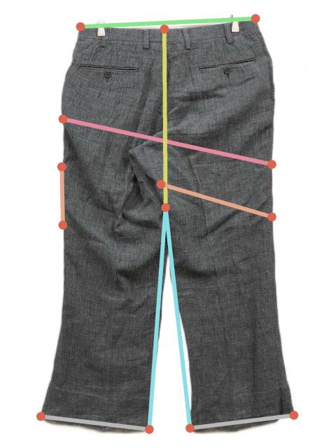 中古・古着通販】ISSEY MIYAKE MEN (イッセイミヤケメン) 2タック