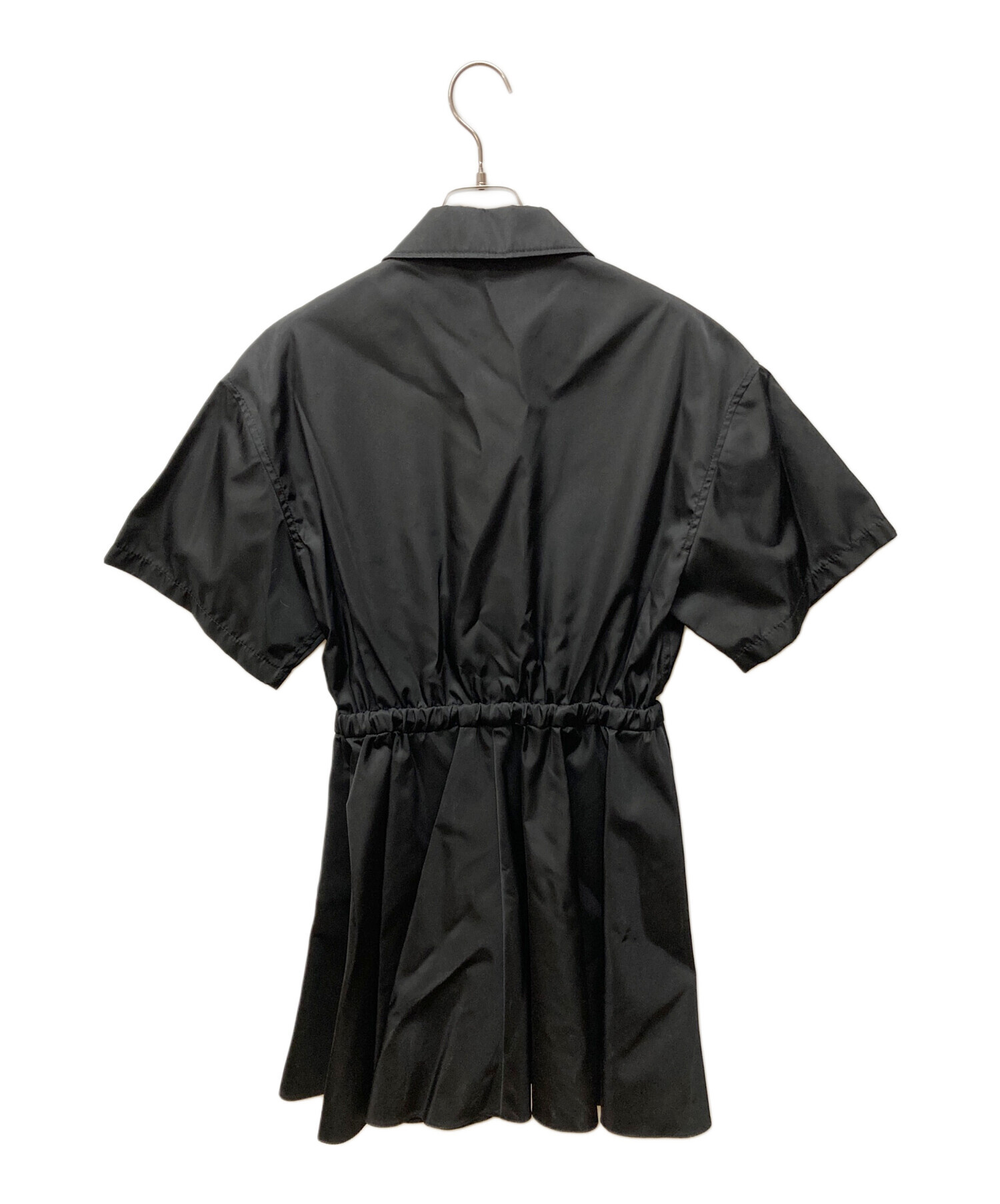 中古・古着通販】PRADA (プラダ) Re-Nylon 半袖ワンピース ブラック