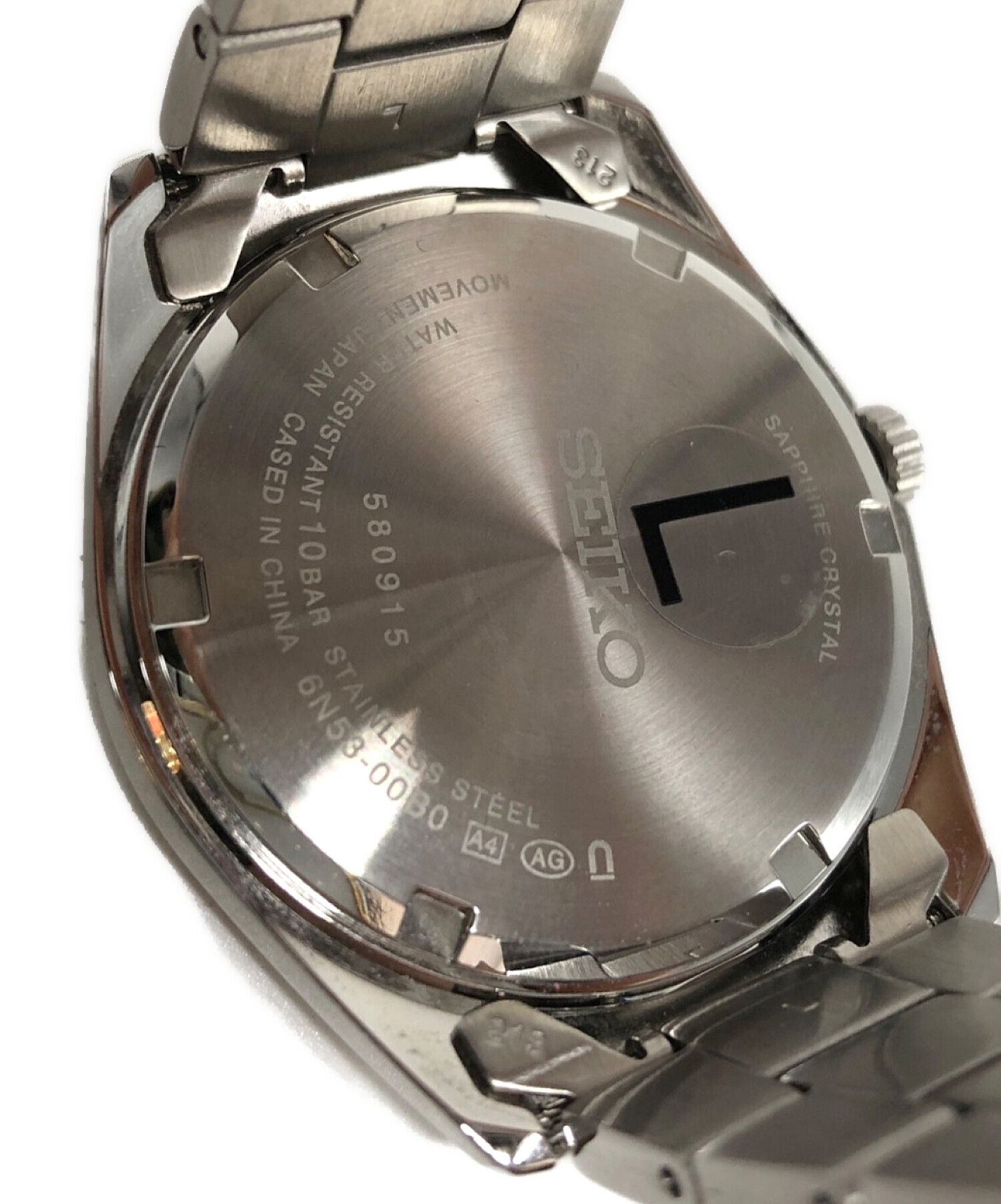 稼働品 SEIKO セイコー デイデイト シルバー ソーラー 腕時計 メンズ 中古・古着通販】SEIKO (セイコー) Sシリーズ デイデイト シルバー