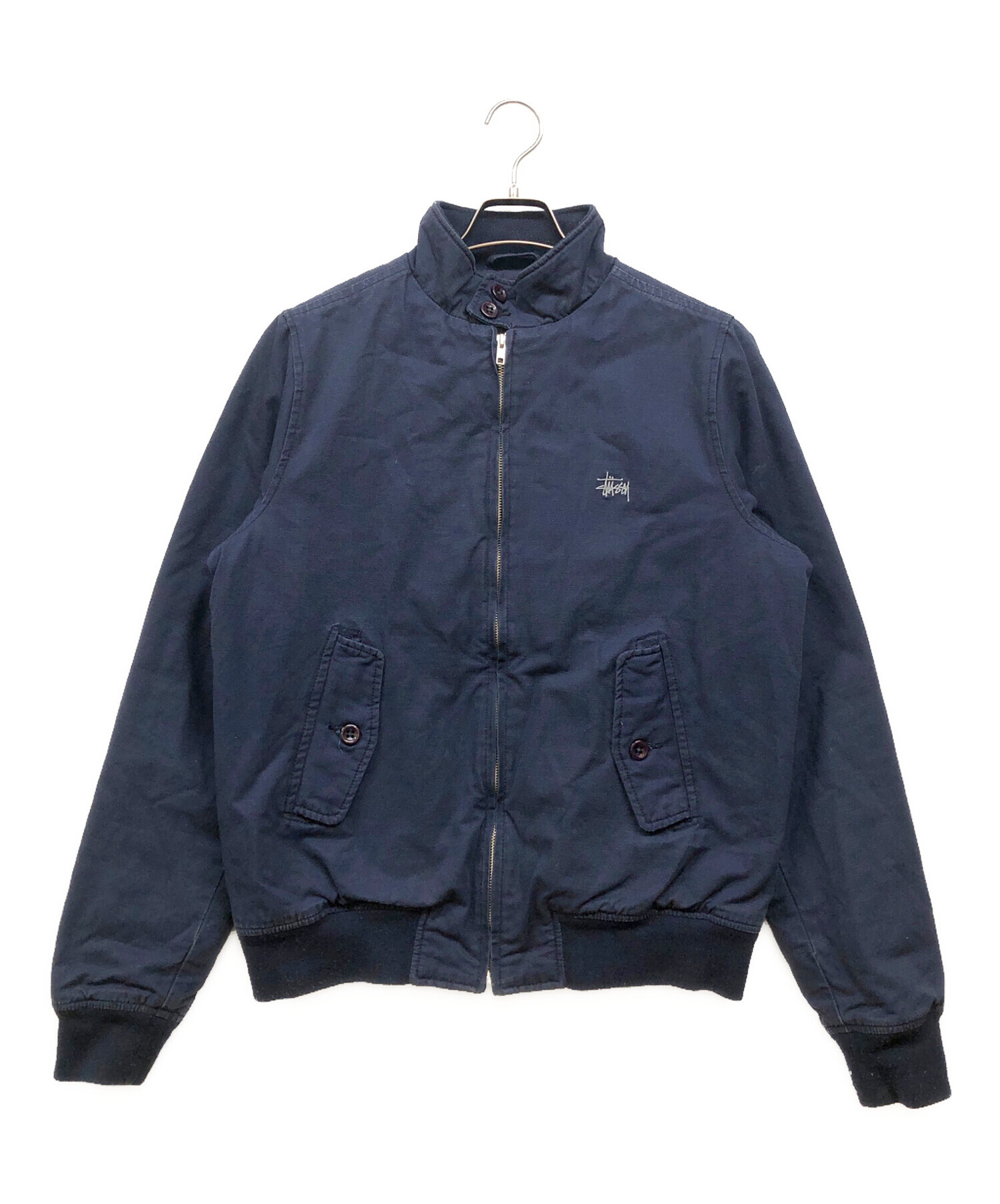 USA製 Stussy ナイロン ジャケット ネイビー　ステューシー 中古・古着通販】stussy (ステューシー) ナイロンジャケット ネイビー