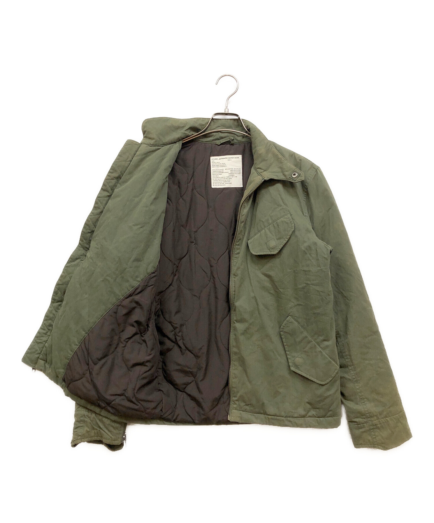 STUSSY ステューシー ミリタリーブルゾン メンズ 【古着】【中古】 中古・古着通販】stussy (ステューシー) THERMOLITE ミリタリーチック