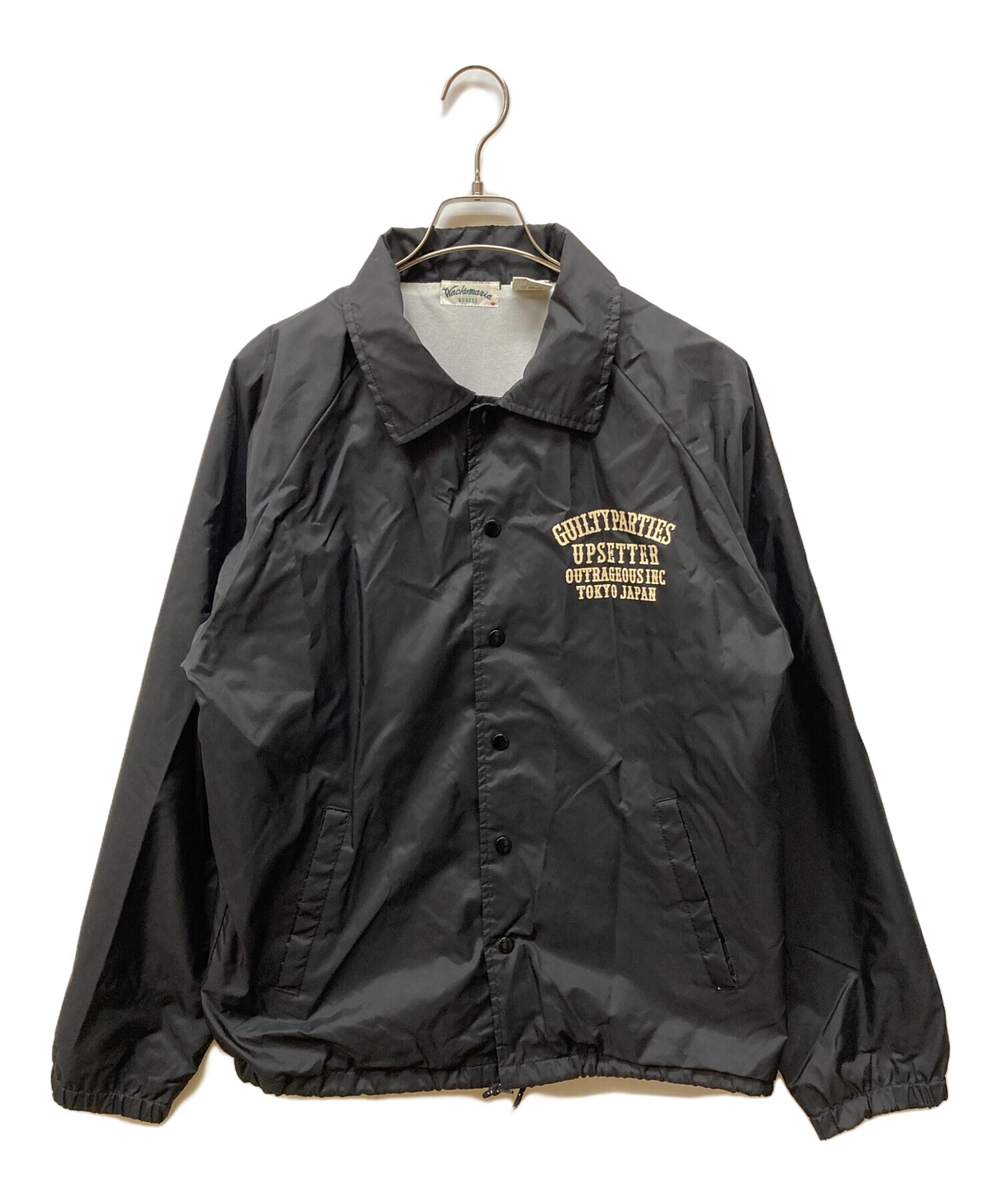 ワコマリア WACKOMARIA コーチジャケット　黒　マリア　古着 中古・古着通販】WACKO MARIA (ワコマリア) スカルプリント コーチ