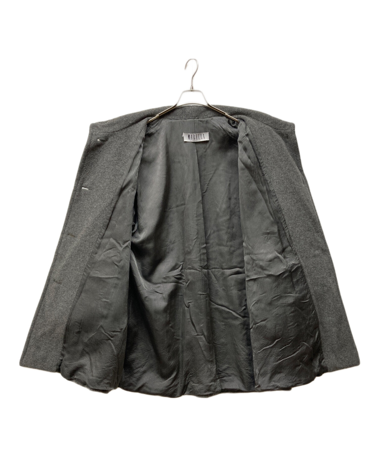 中古・古着通販】MARELLA (マレーラ) アルパカモヘア混コート グレー