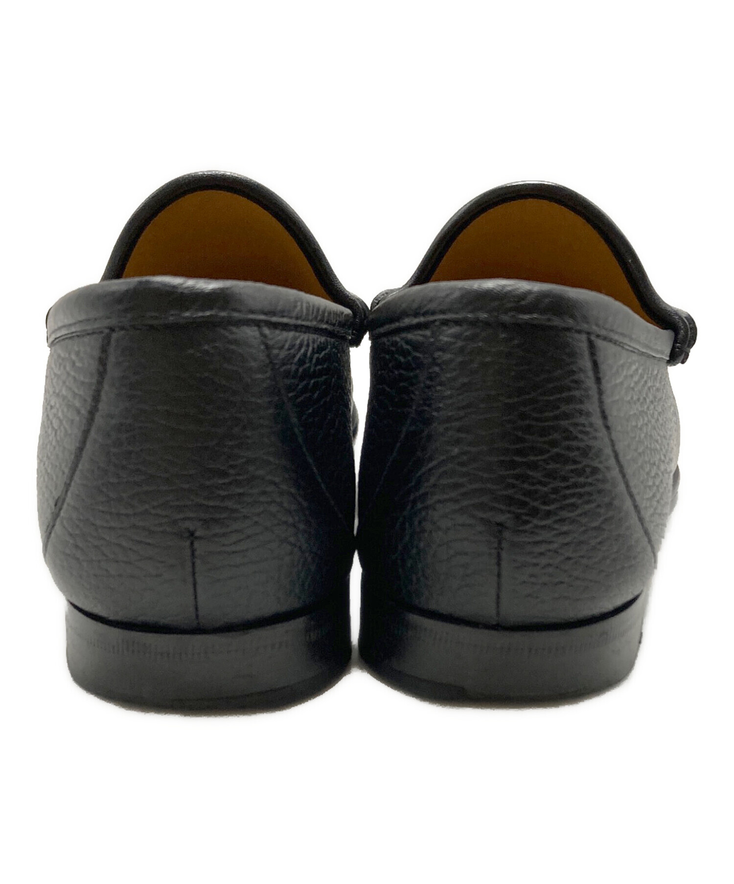 中古・古着通販】GUCCI (グッチ) ホースビットローファー ブラック