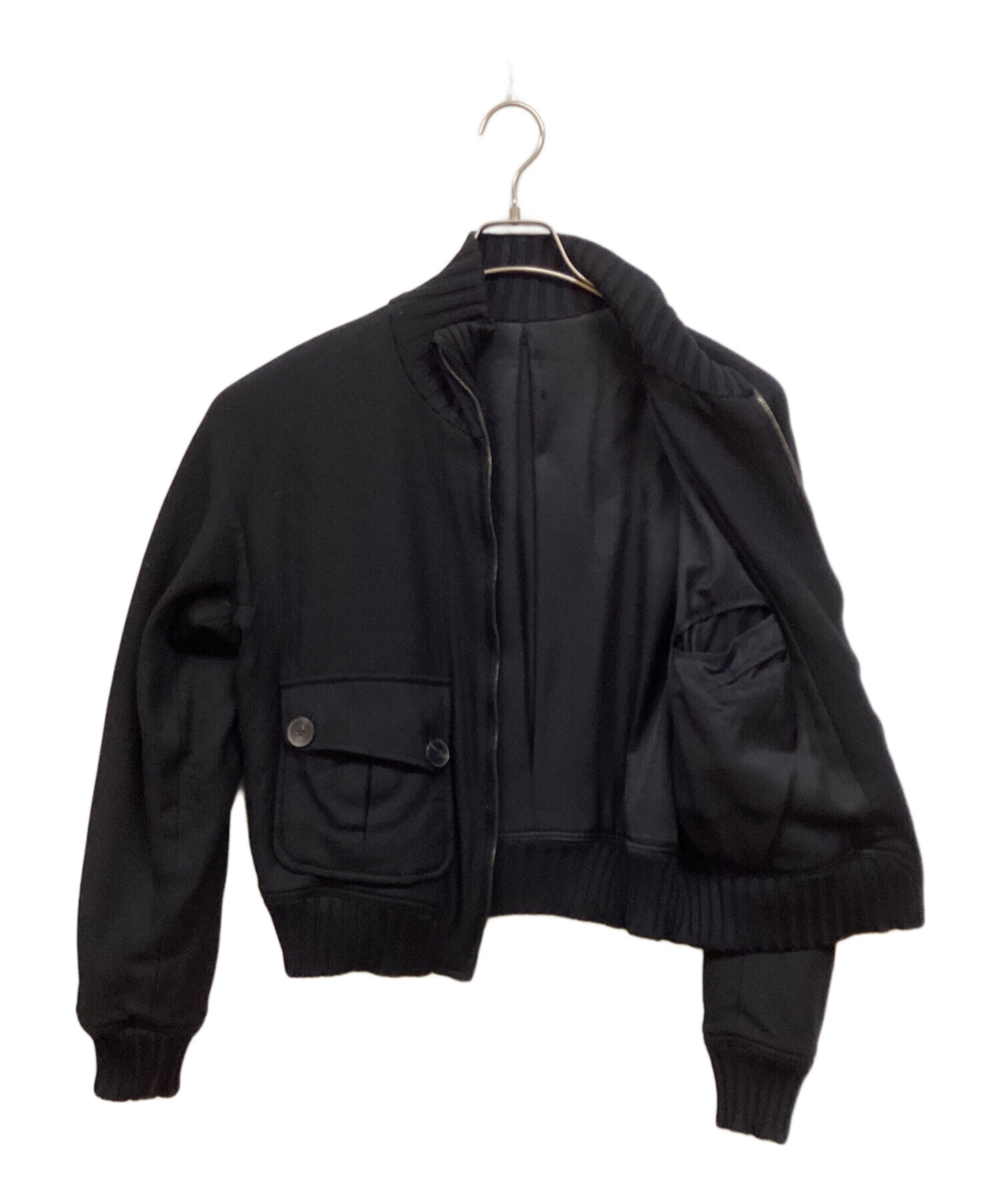 中古・古着通販】GUCCI (グッチ) ウールボンバージャケット ネイビー 