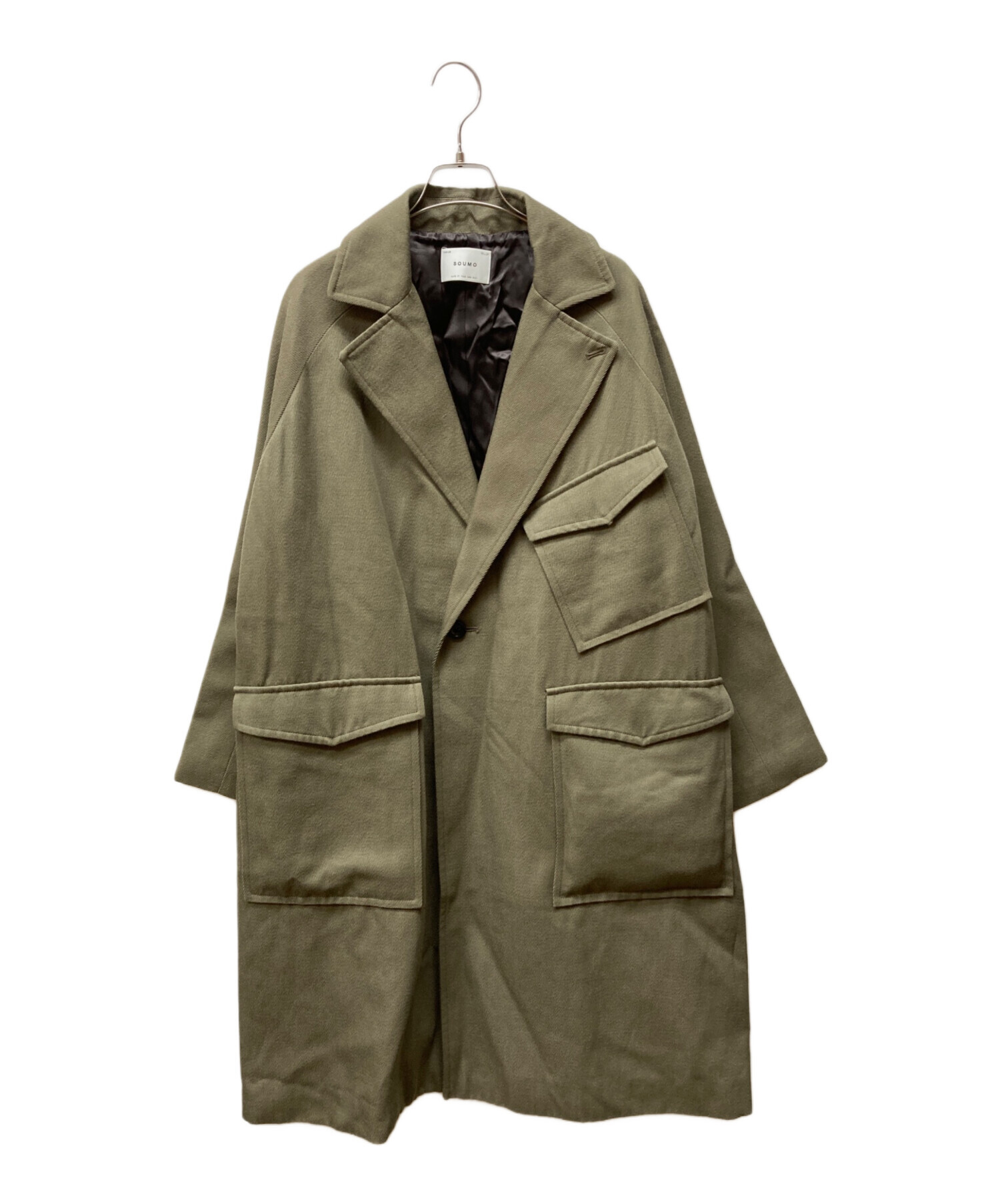 ジャケット・アウター soumo w2mc coat 中古・古着通販】SOUMO (ソウモ) W2MCコート カーキ サイズ:1