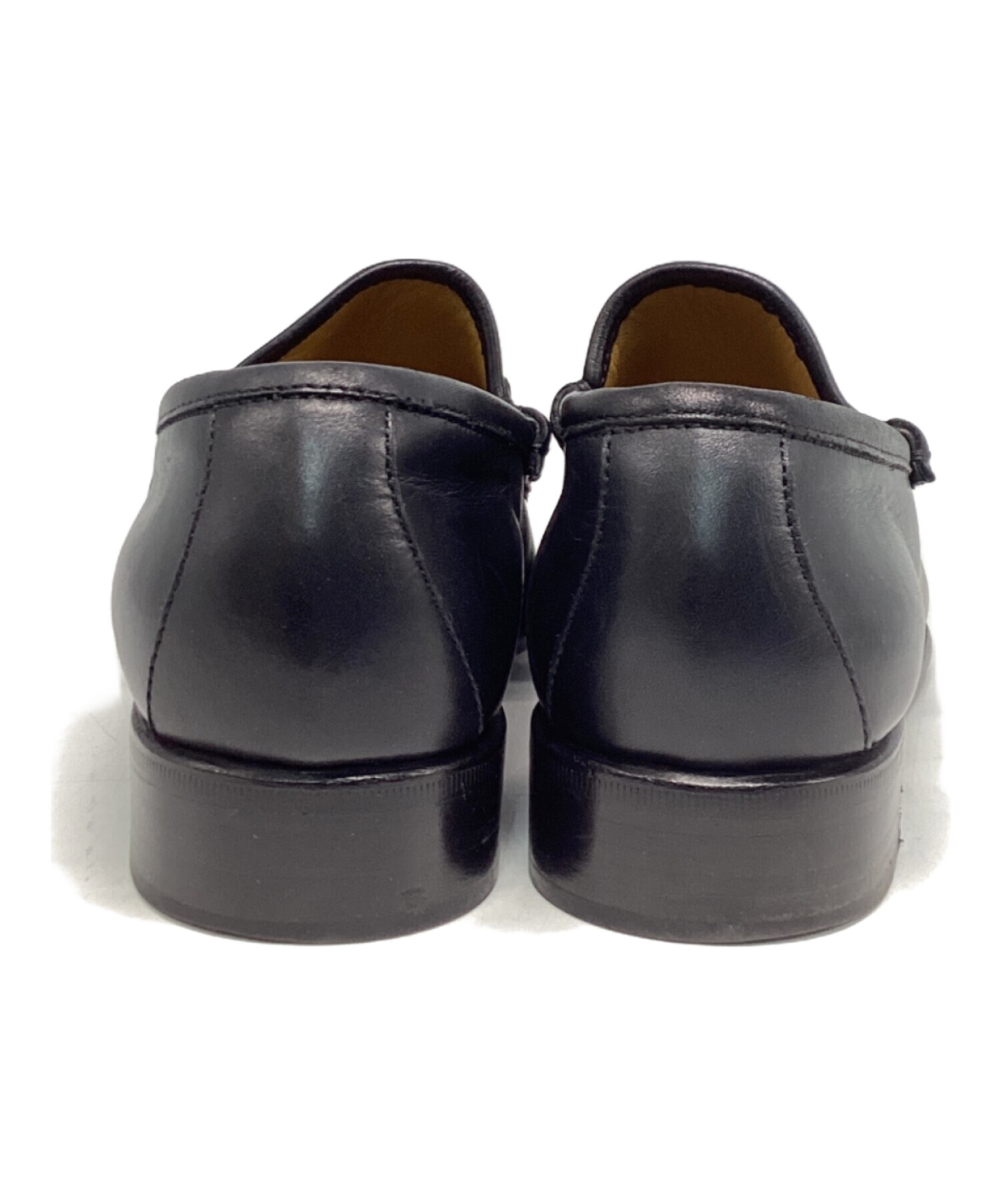 中古・古着通販】GUCCI (グッチ) ホースビットローファー ブラック