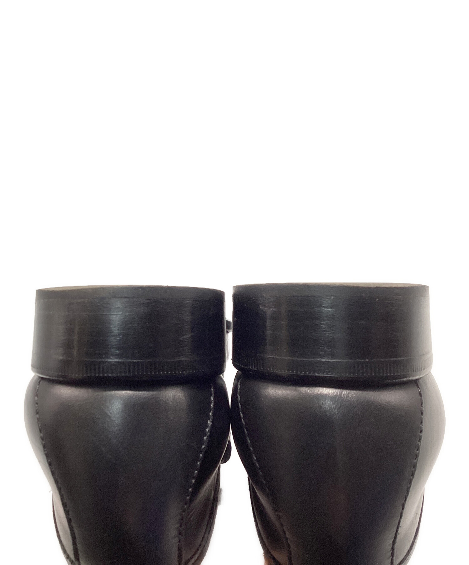 GUCCIブラックローファー 37 中古・古着通販】GUCCI (グッチ) ホースビットローファー ブラック