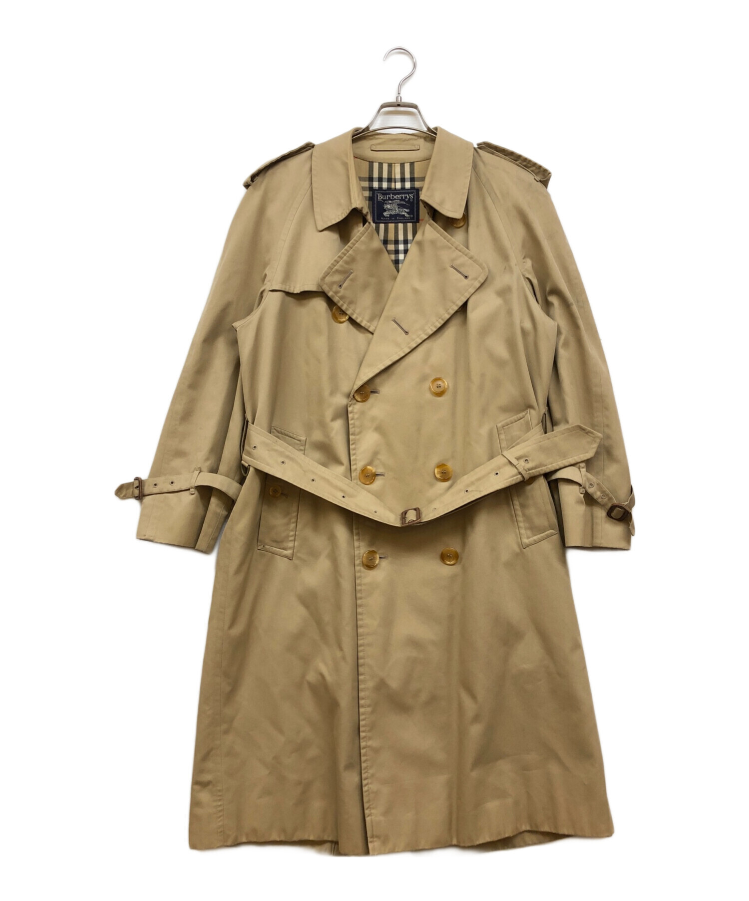 d*3様 「希少」正規品Burberry ベージュ トレンチコート 中古・古着通販】Burberry's (バーバリー) トレンチコート ベージュ