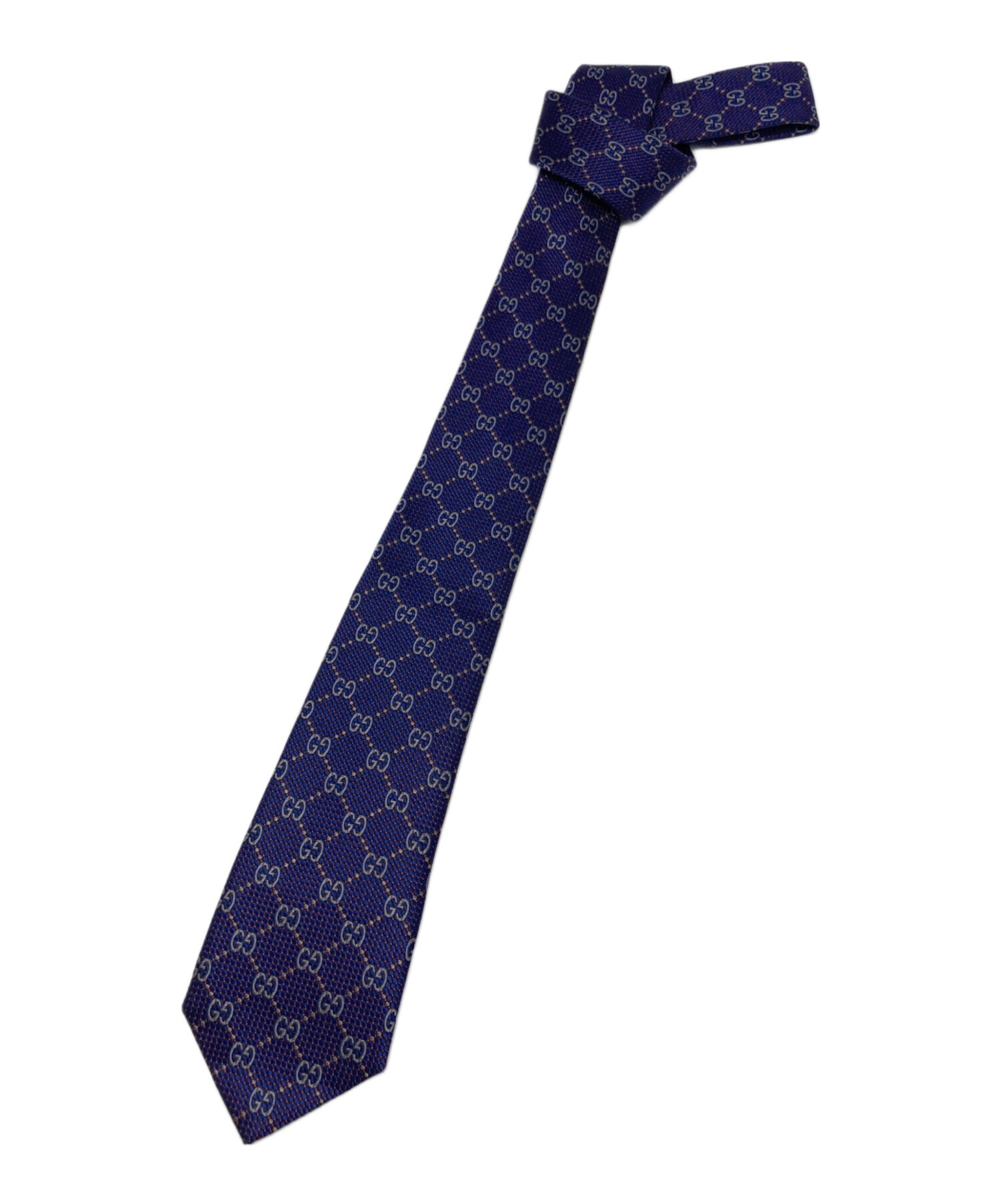 中古・古着通販】GUCCI (グッチ) ネクタイ パープル サイズ:148×7cm