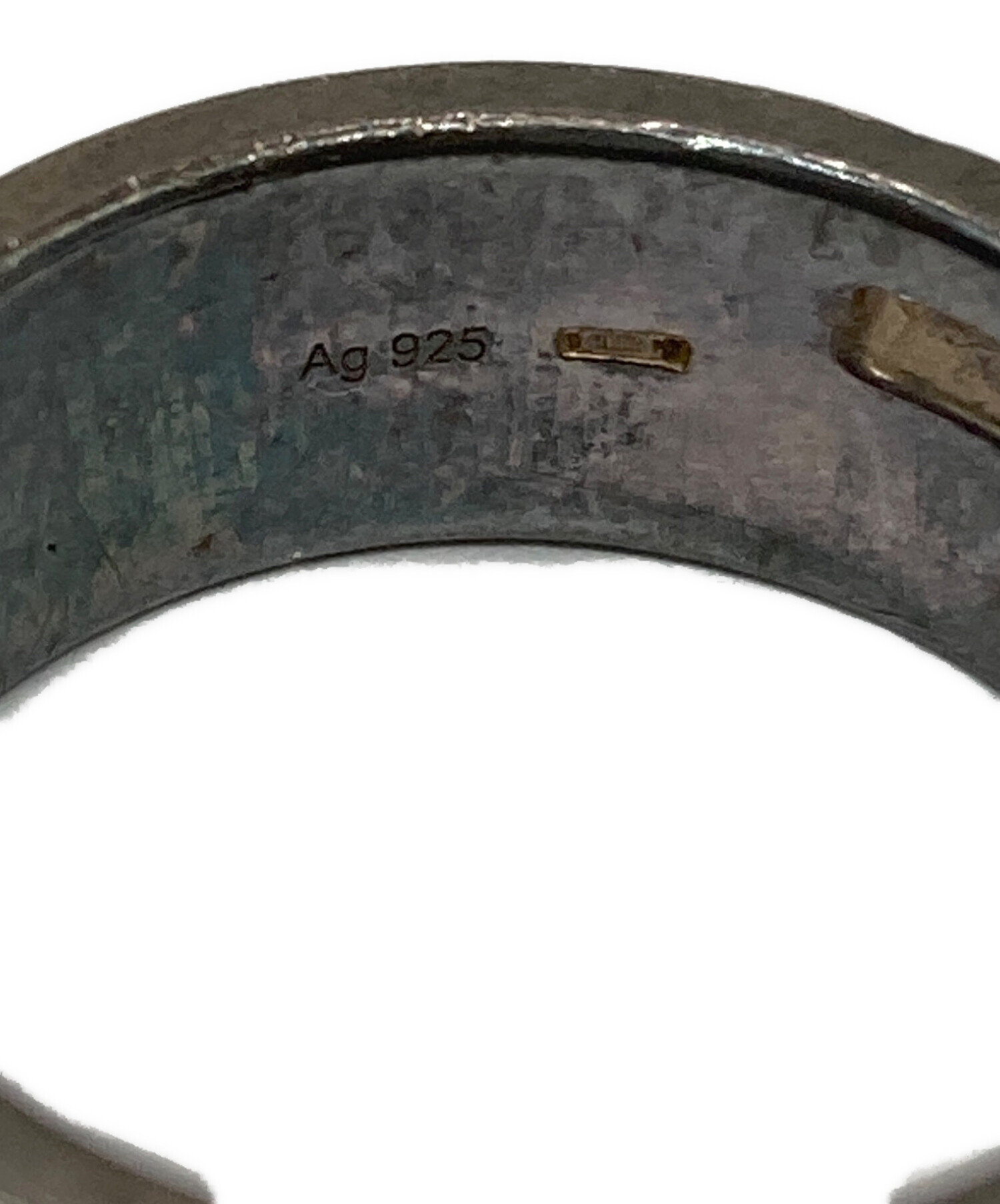 中古・古着通販】GUCCI (グッチ) ブランデッドGリング シルバー サイズ