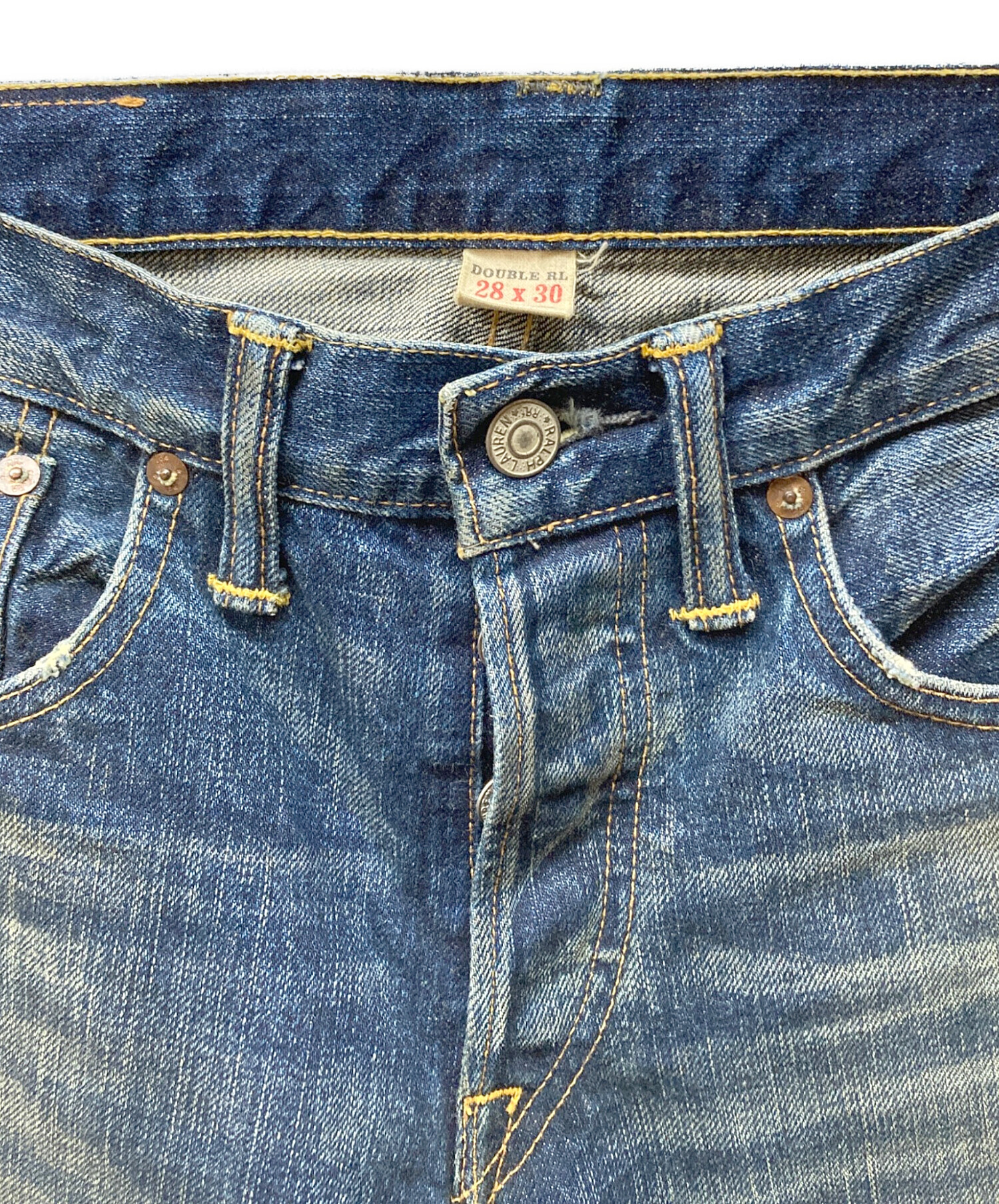 中古・古着通販】RRL (ダブルアールエル) セルビッチデニムパンツ