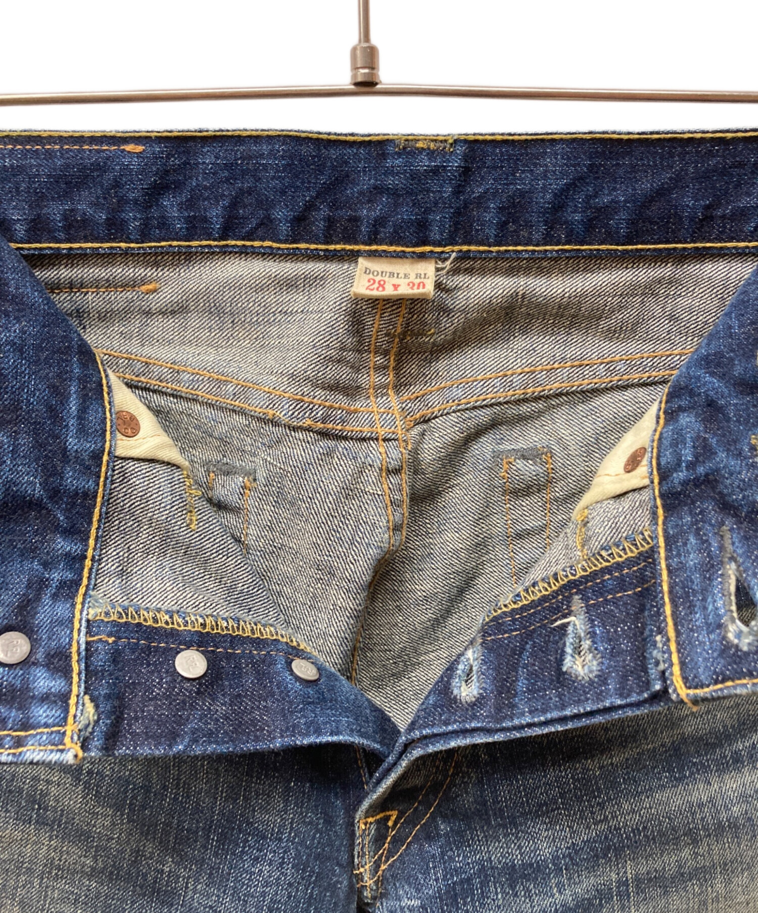 中古・古着通販】RRL (ダブルアールエル) セルビッチデニムパンツ