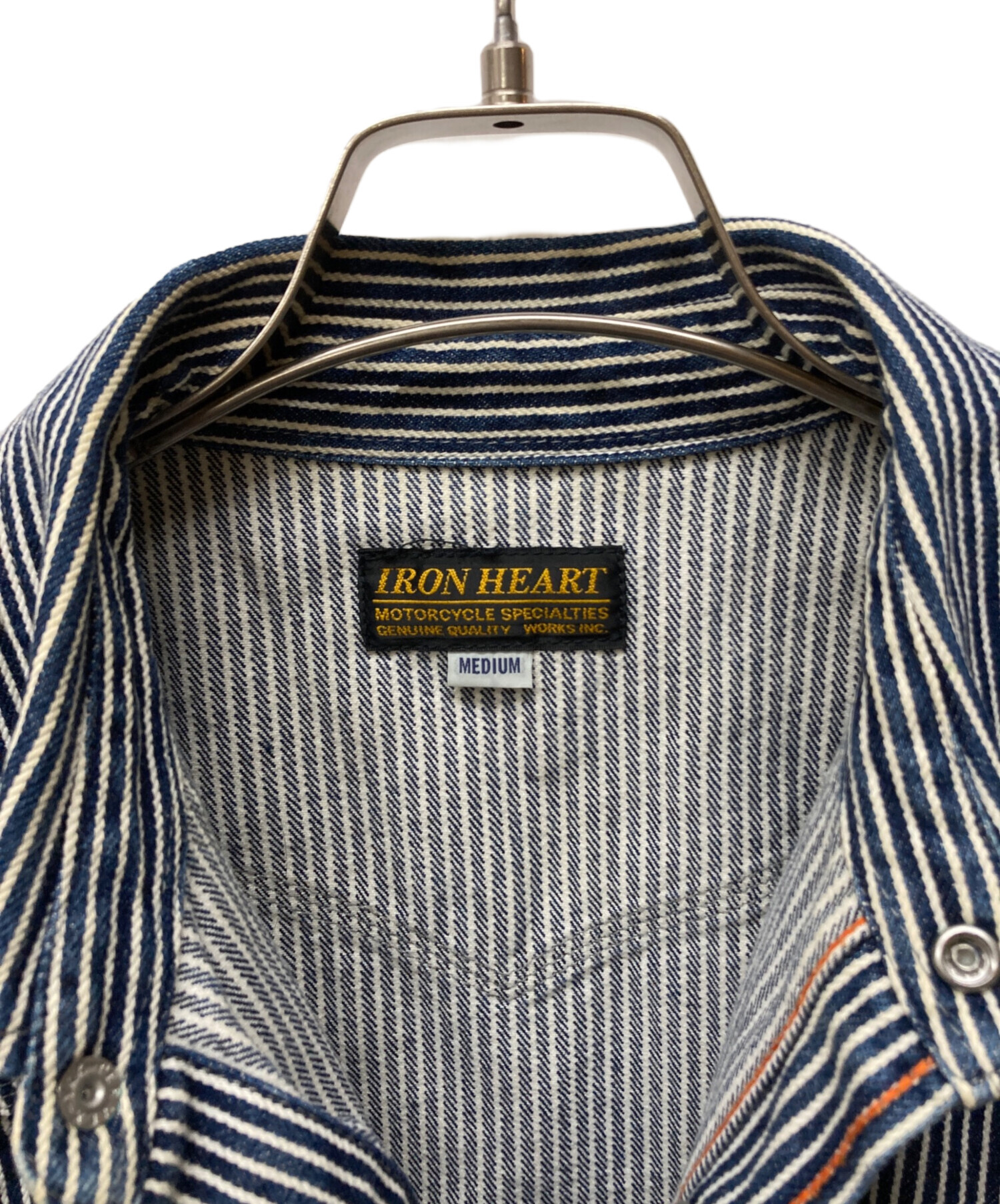 アイアンハート　IRON HEART ウエスタンシャツ IRON HEART / アイアンハート】 12ozセルビッチデニム ウエスタン