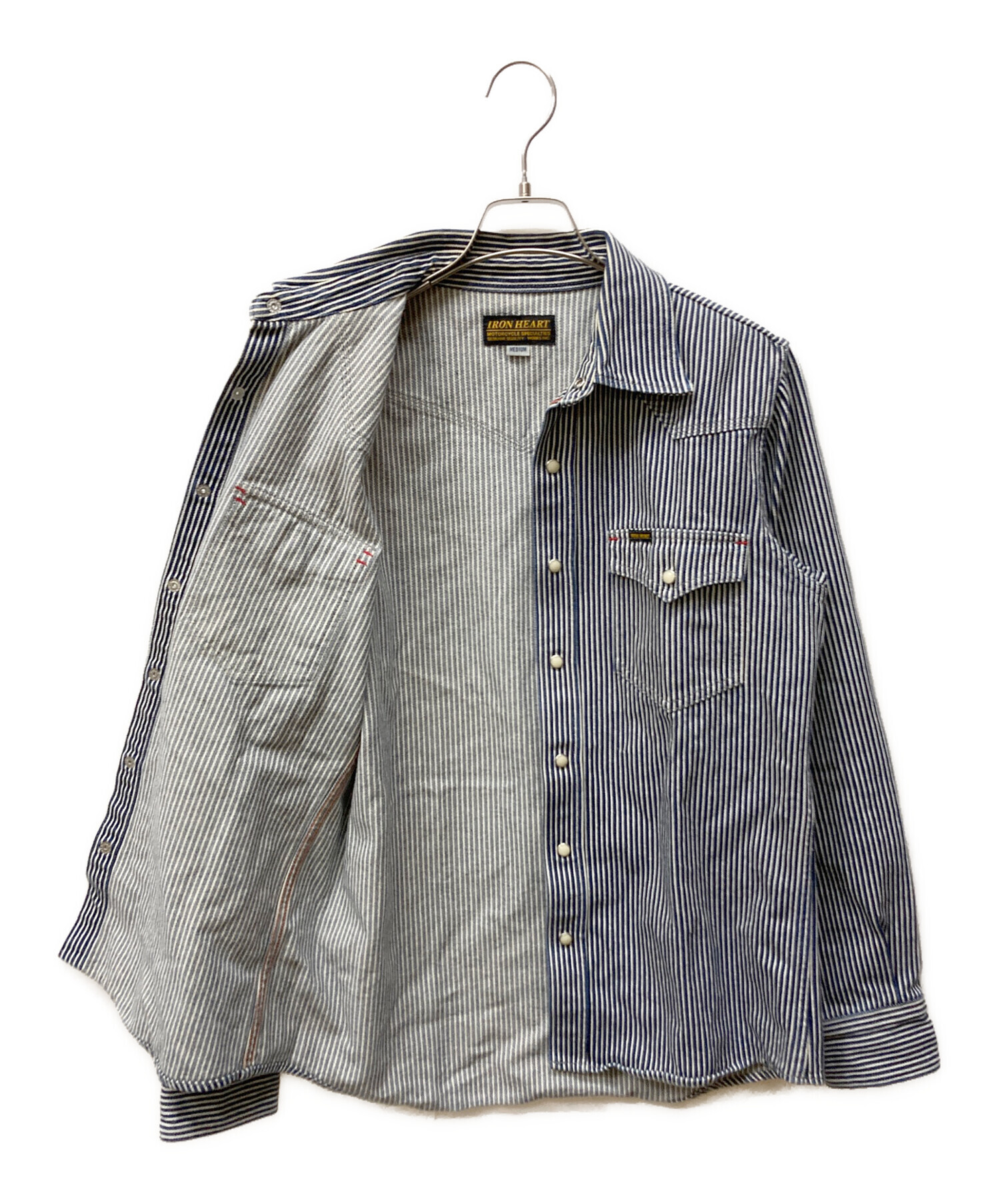 中古・古着通販】IRON HEART (アイアンハート) ヒッコリーウエスタン