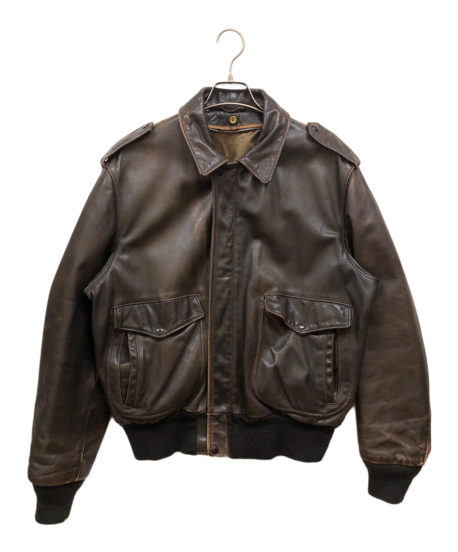 中古・古着通販】Schott (ショット) A-2フライトジャケット ブラウン 