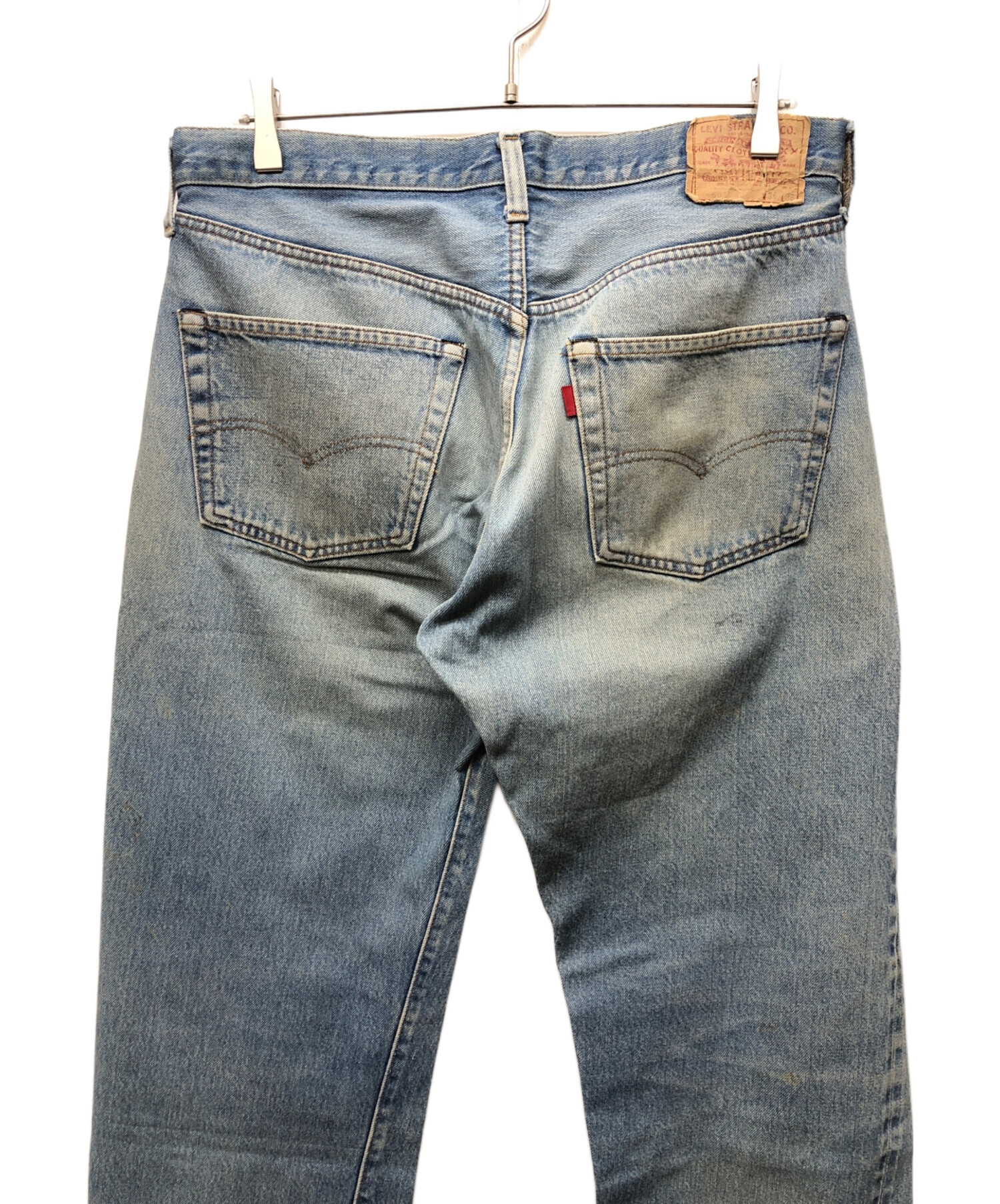 中古・古着通販】LEVI'S (リーバイス) 501赤耳デニムパンツ ブルー