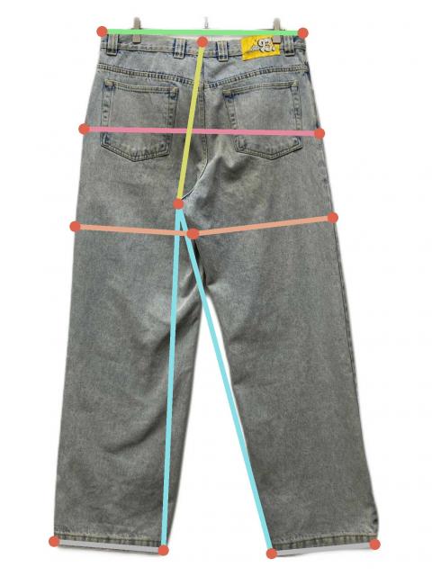中古・古着通販】POLAR (ポーラー) 93! DENIM PANTS インディゴ サイズ