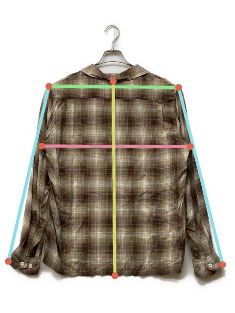 中古・古着通販】SUGAR CANE (シュガーケーン) RAYON OMBRE CHECK OPEN