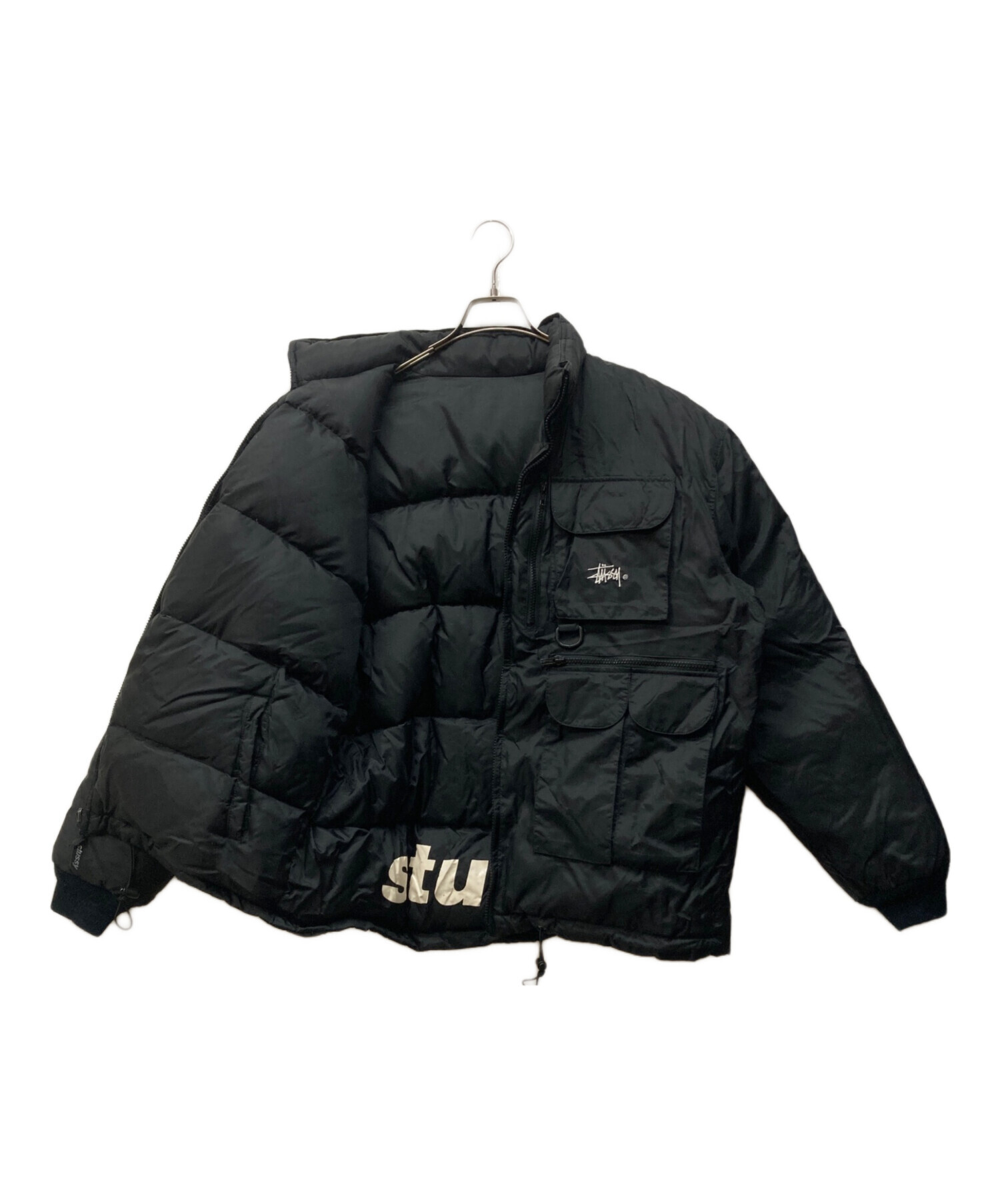 中古・古着通販】stussy (ステューシー) Fishing Down Jacket ブラック