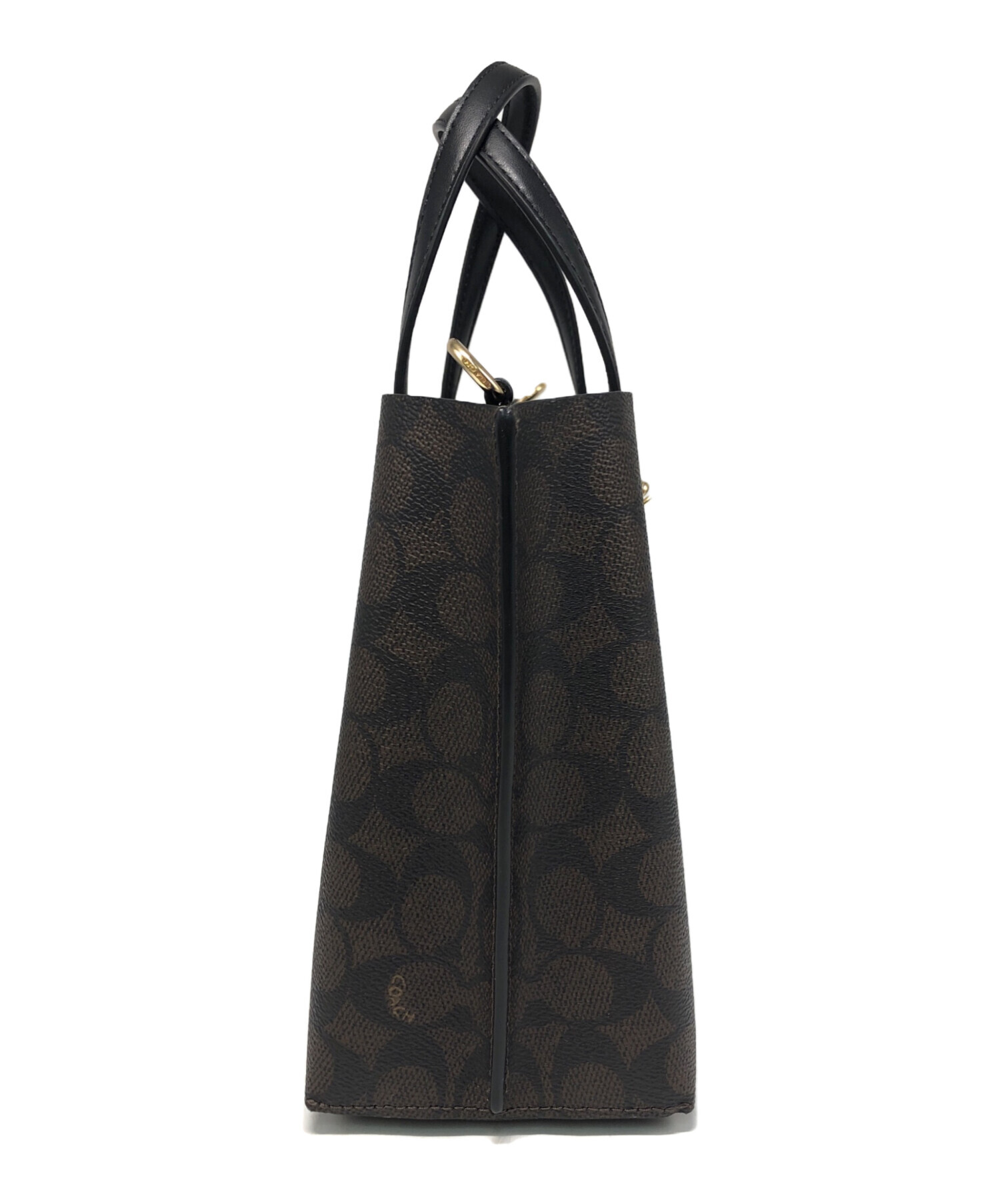 COACH モリー トート バッグ・シグネチャー ブラック COACH OUTLET｜【公式】モリー トート バッグ・シグネチャー