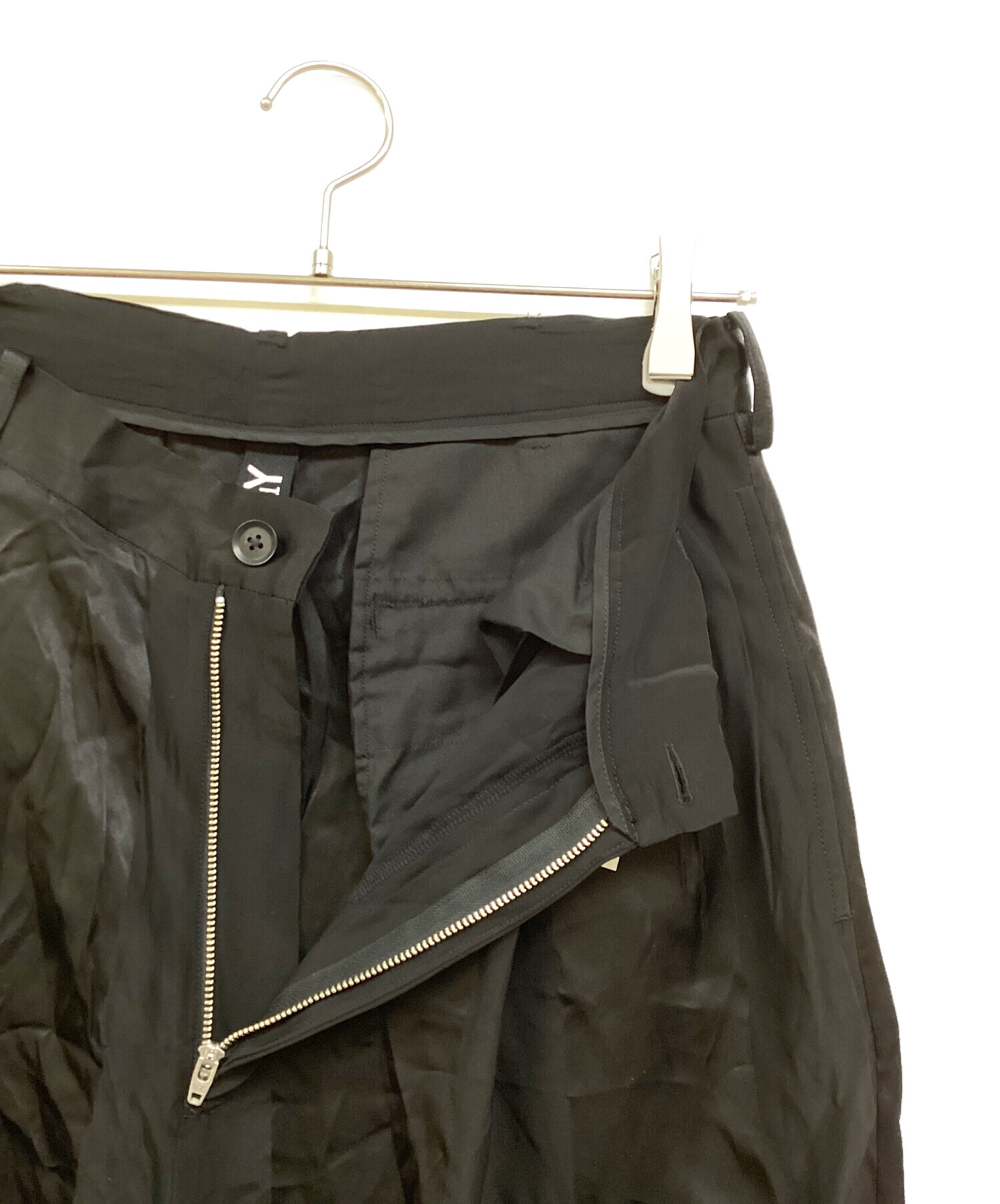 中古・古着通販】GROUND Y (グラウンドワイ) ツータックワイドパンツ