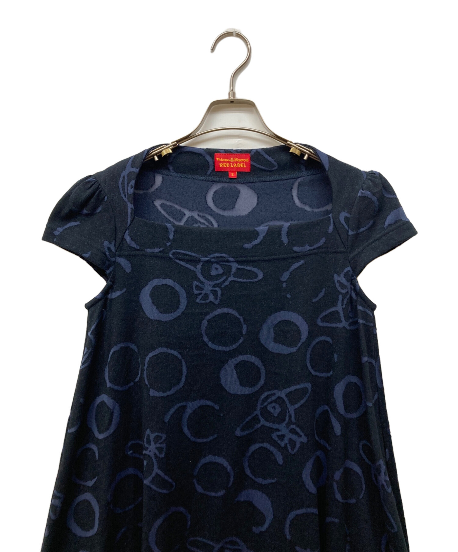 ヴィヴィアンウエストウッド　viviennewestwood ワンピース　変形 希少 Vivienne Westwood スカル 変形 半袖 ワンピース M - メルカリ