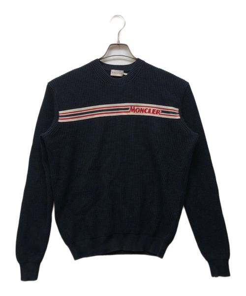 【姫路東店】 中古 MONCLER | モンクレール セーター GIROCOLLO TRICOT H20919C00011 国内正規品 ブラック サイズ：L 【108】 中古・古着通販】MONCLER (モンクレール) GIROCOLLO TRICOT ネイビー