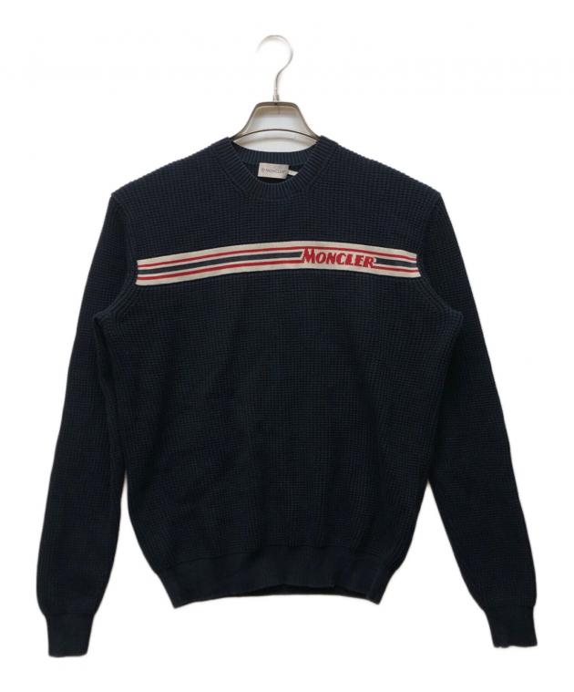 中古・古着通販】MONCLER (モンクレール) GIROCOLLO TRICOT ネイビー 中古・古着通販】MONCLER (モンクレール) GIROCOLLO TRICOT ネイビー
