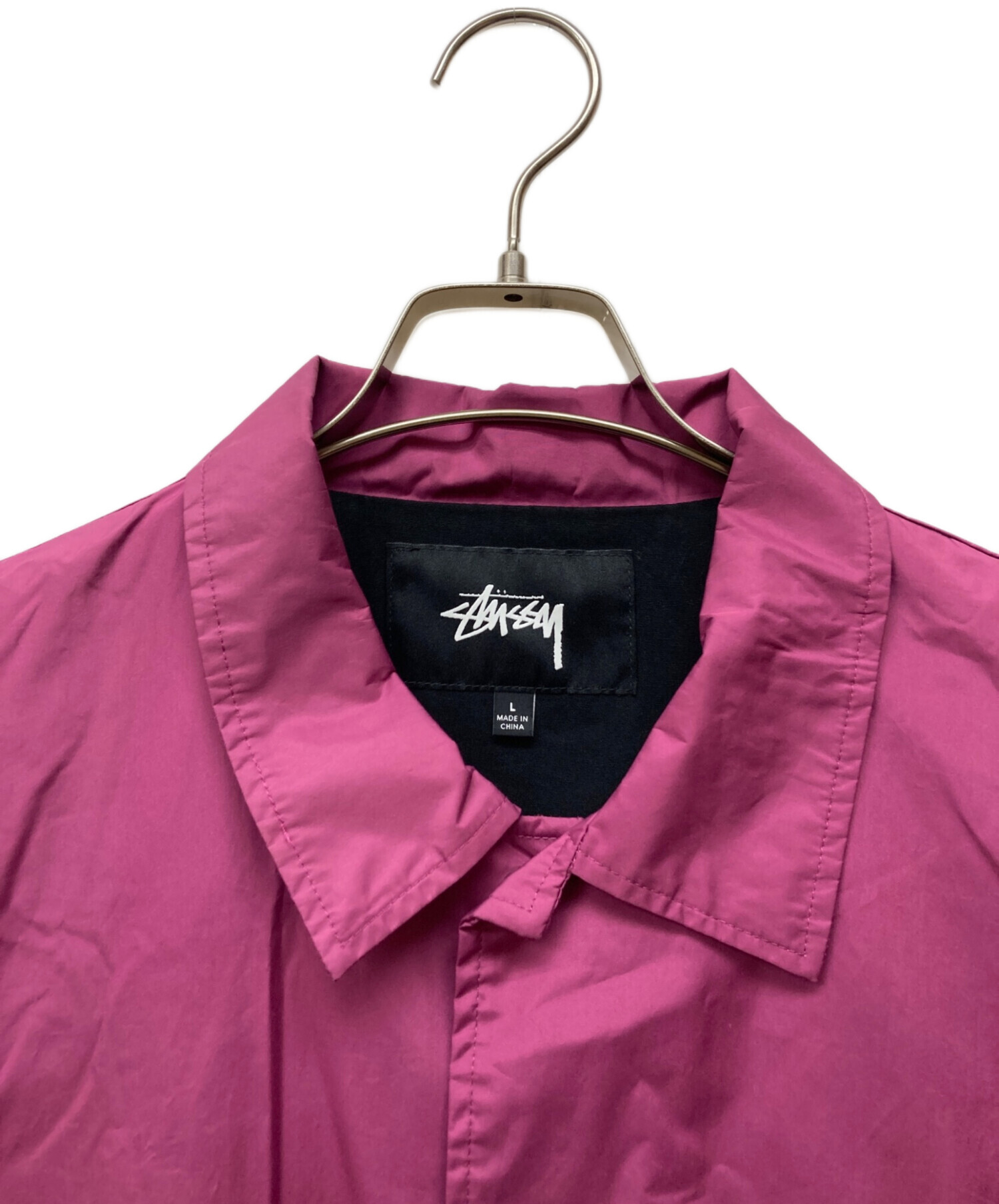 中古・古着通販】stussy (ステューシー) コーチジャケット ピンク