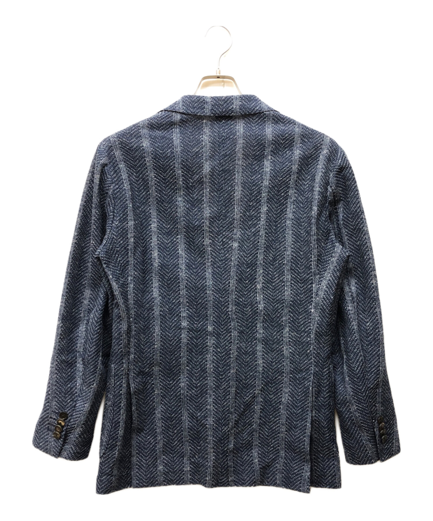 LARDINI｜ラルディーニ コットンリネン テーラードジャケット グレー