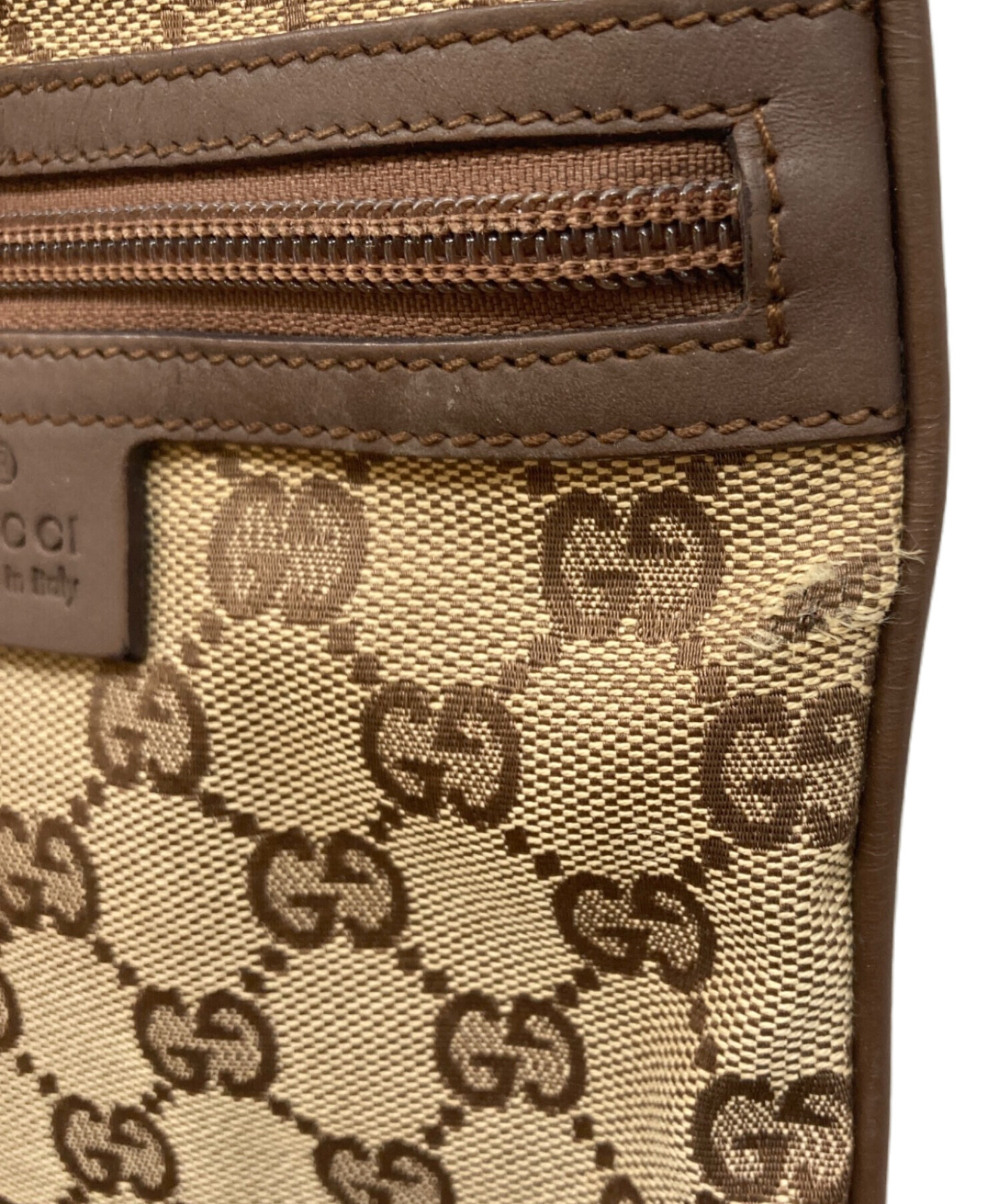 中古・古着通販】GUCCI (グッチ) ポシェットショルダーバッグ ベージュ