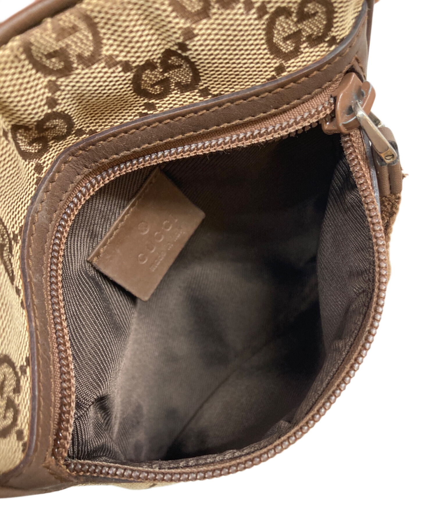 中古・古着通販】GUCCI (グッチ) ポシェットショルダーバッグ ベージュ