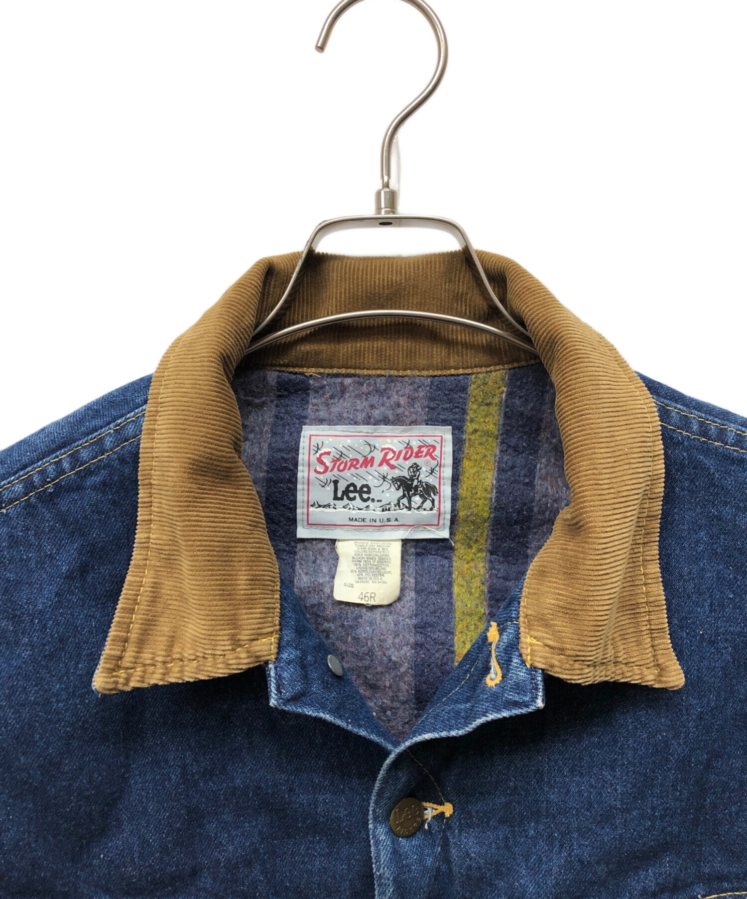 中古・古着通販】LEE (リー) STORM RIDER デニムジャケット サイズ:46R