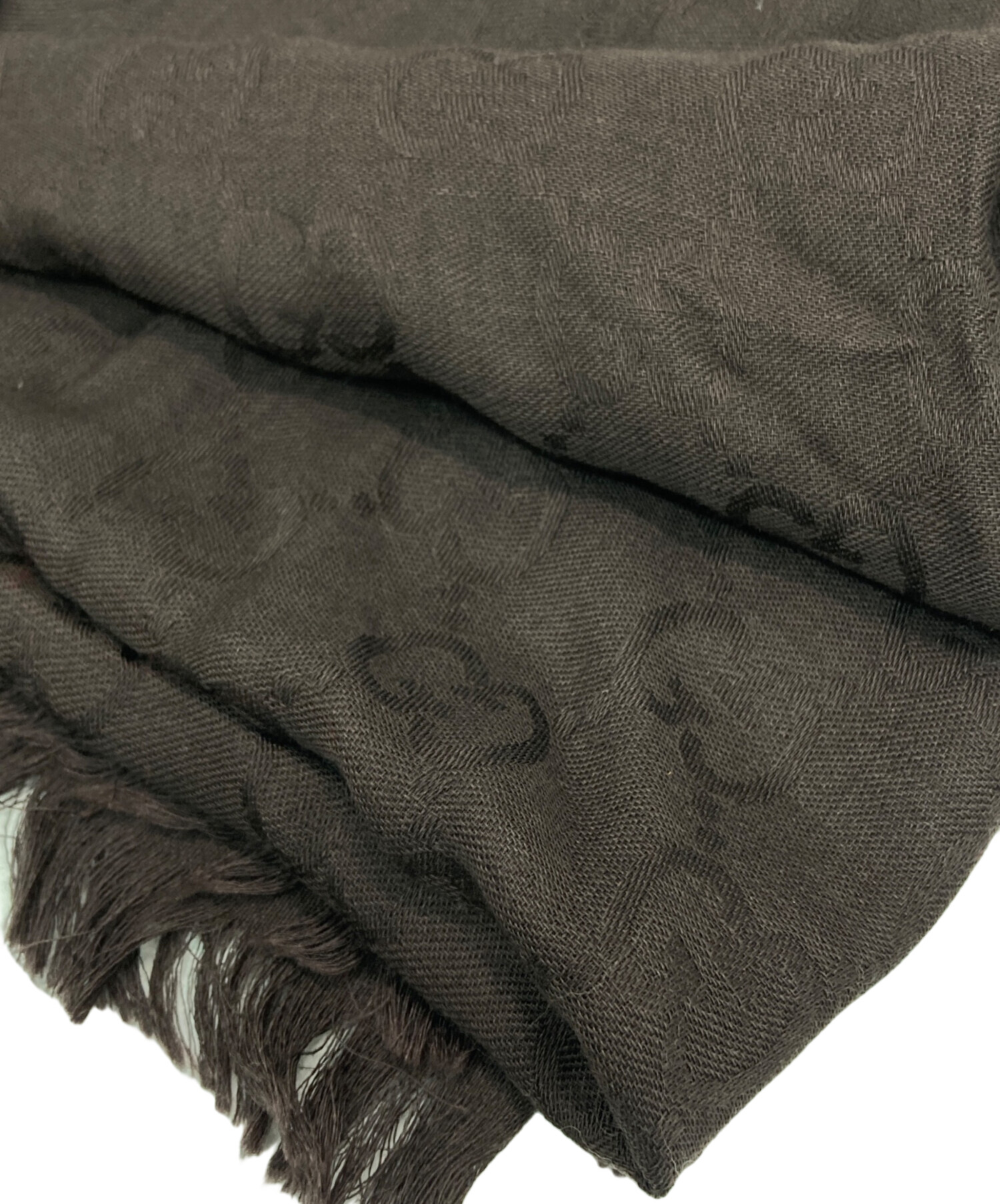 中古・古着通販】GUCCI (グッチ) ストール ブラウン｜ブランド・古着