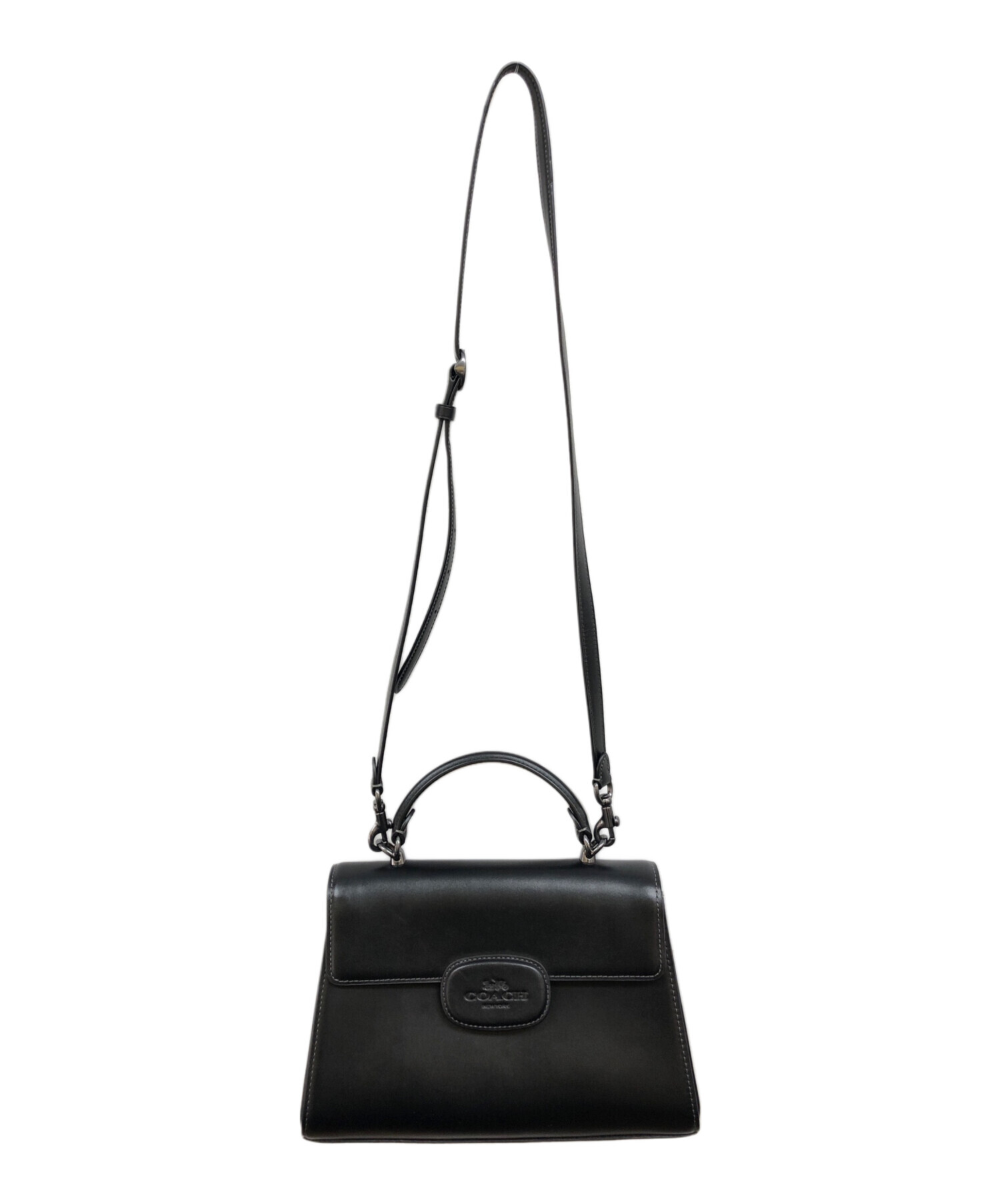 中古・古着通販】COACH (コーチ) エライザ トップ ハンドル バッグ 