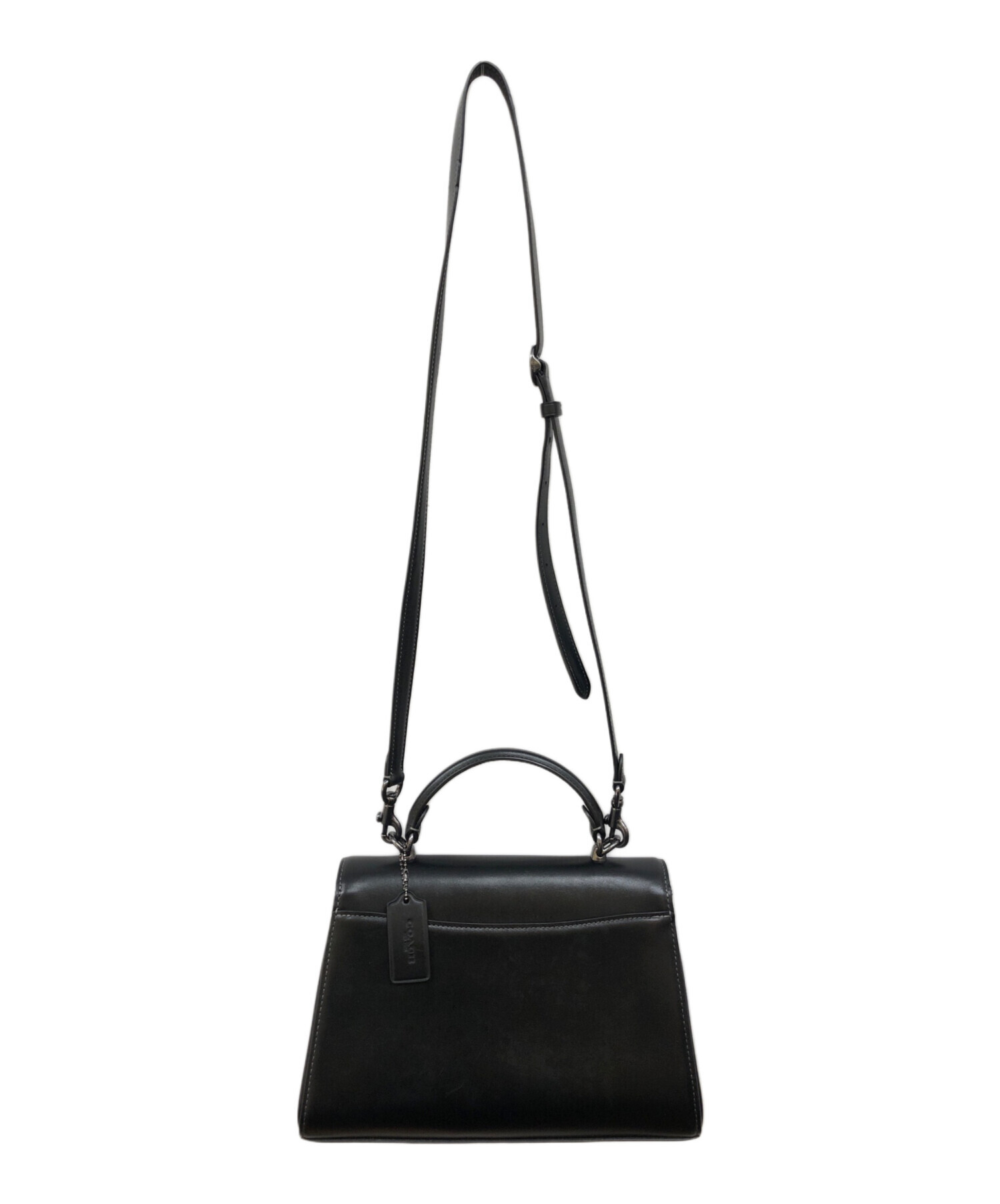中古・古着通販】COACH (コーチ) エライザ トップ ハンドル バッグ 