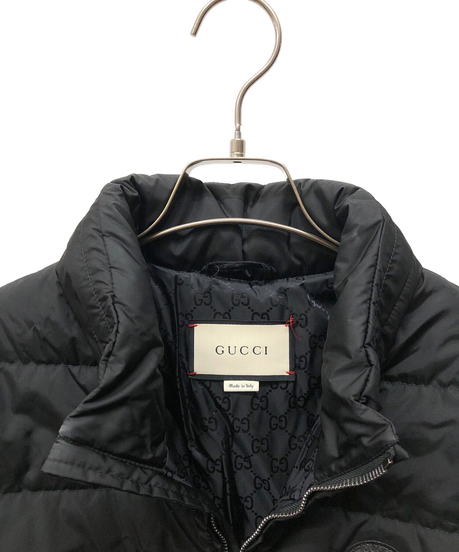 中古・古着通販】GUCCI (グッチ) ヒステリアロゴ ダウンジャケット